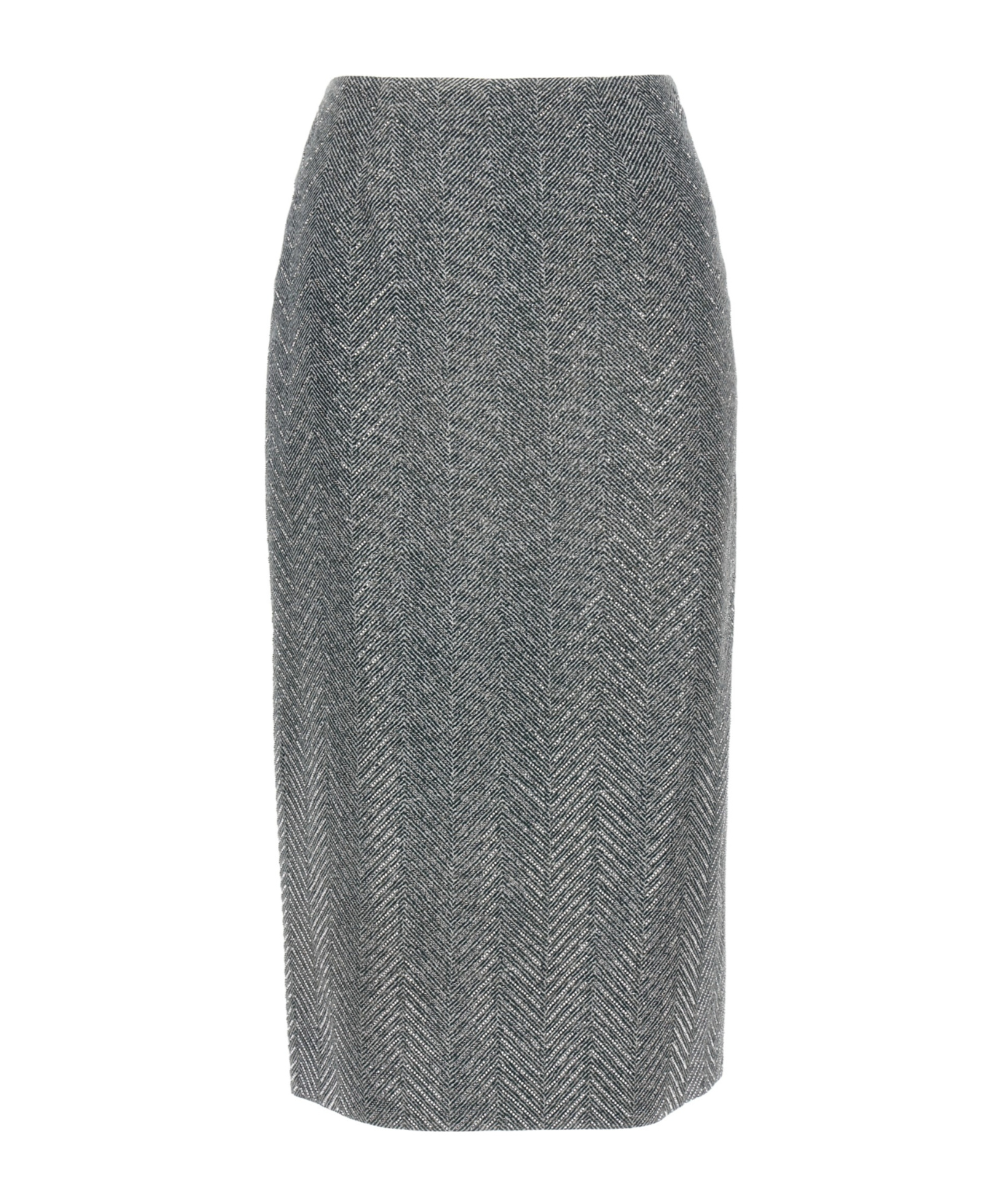 Ermanno Scervino Rhinestone-embellishment Pencil Skirt In Gray
