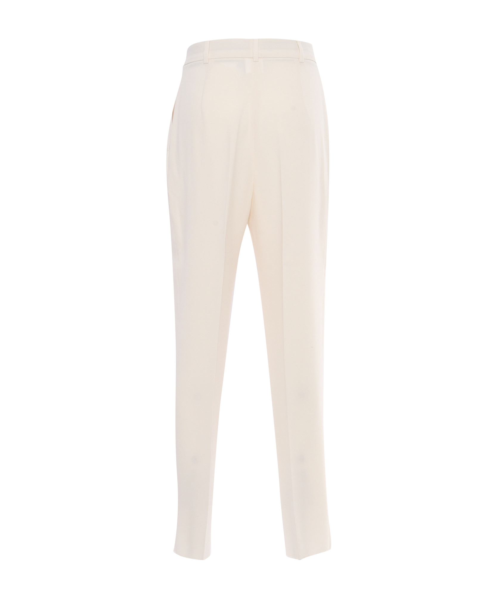 Max Mara Belt-loop Casual Pants In White