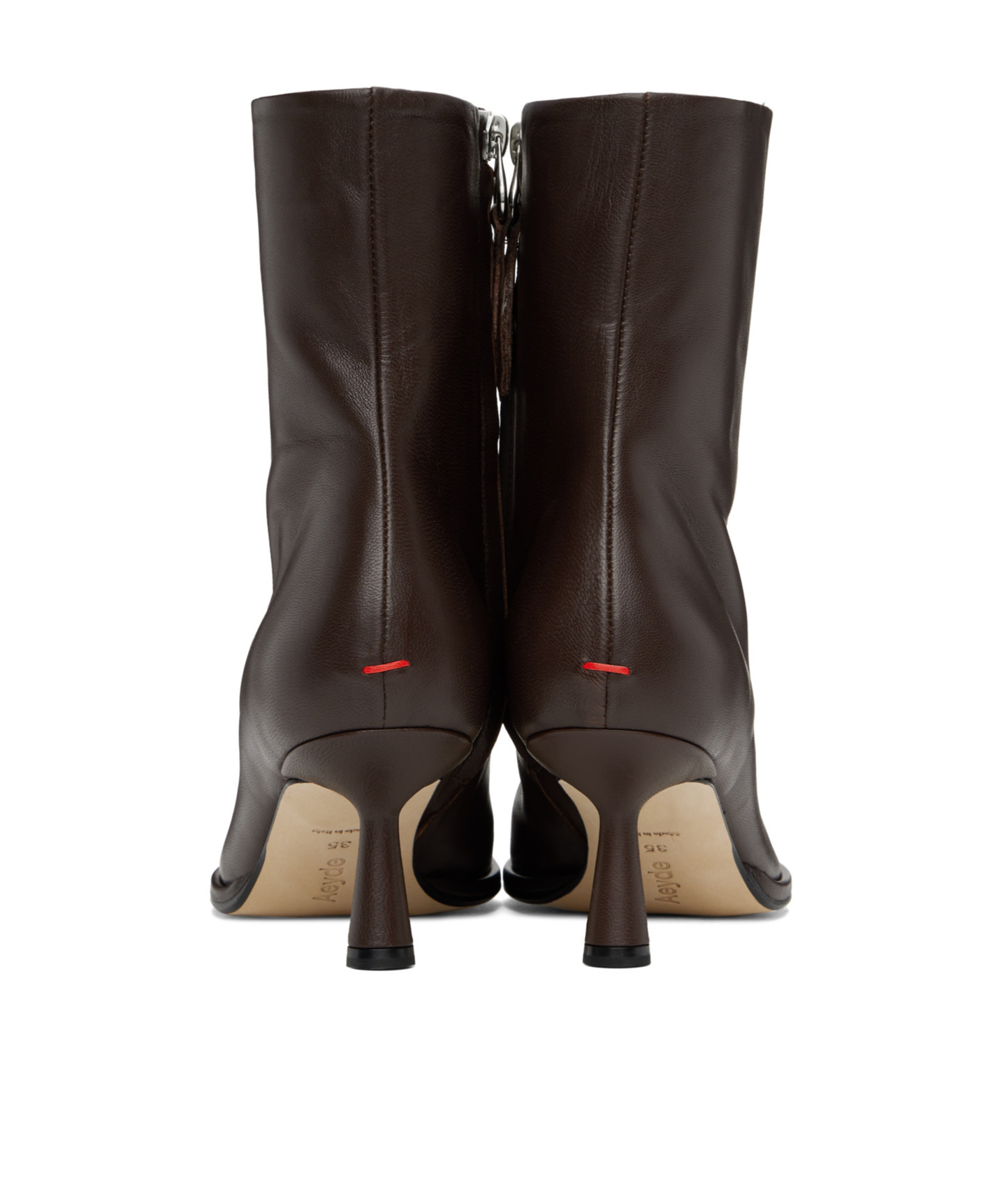 Aeyde Brown Dorothy Boots In Black
