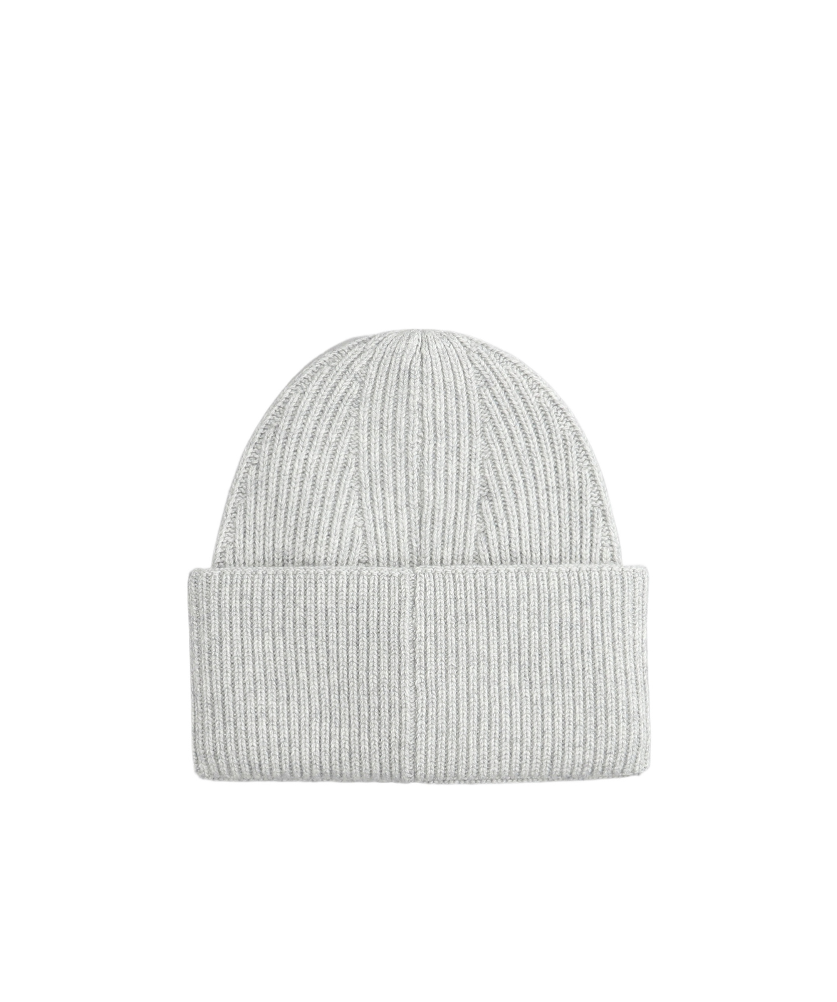 Laneus Ribbed Beanie In White