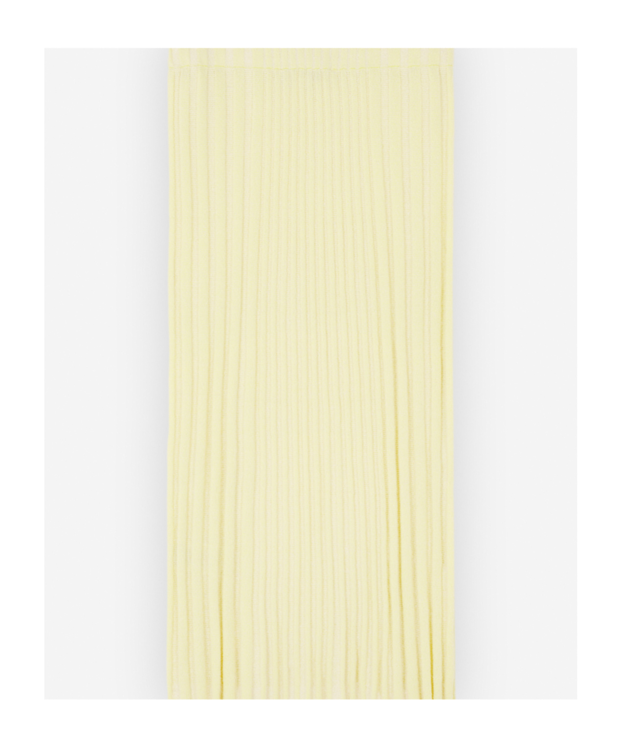 MAISON KITSUNÉ MAISON KITSUNÉ RIBBED-KNIT PENCIL MIDI SKIRT