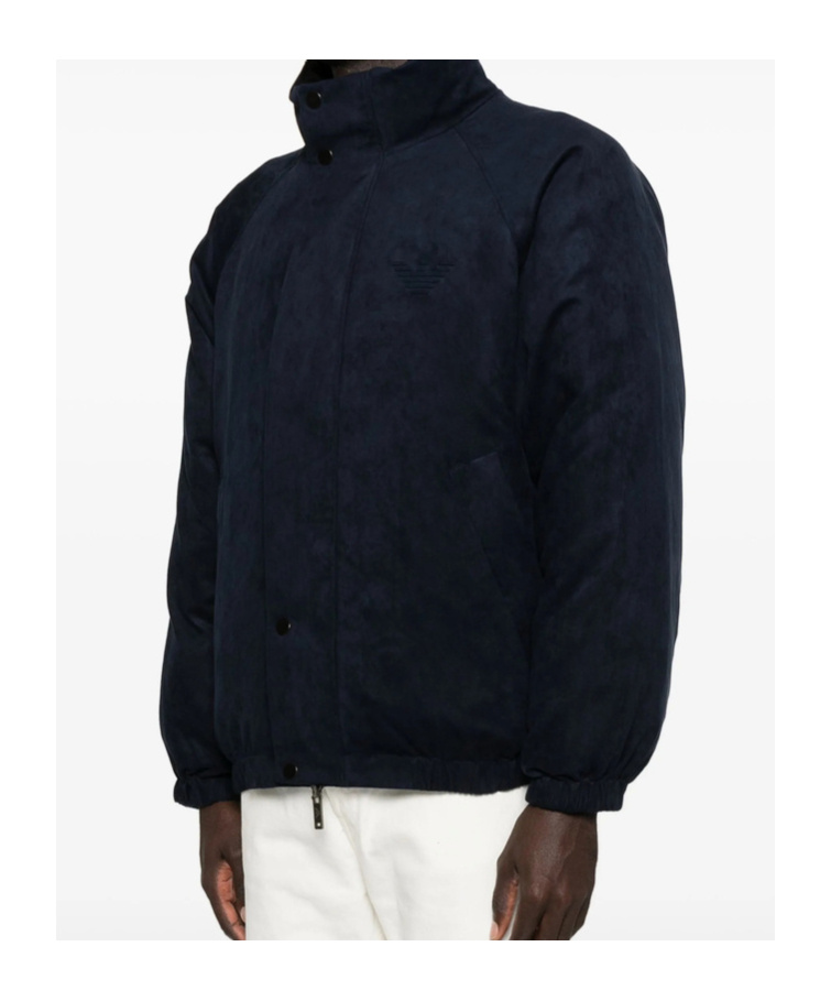 Emporio Armani Reversible Jacket From Capsule Collection New York In Blue