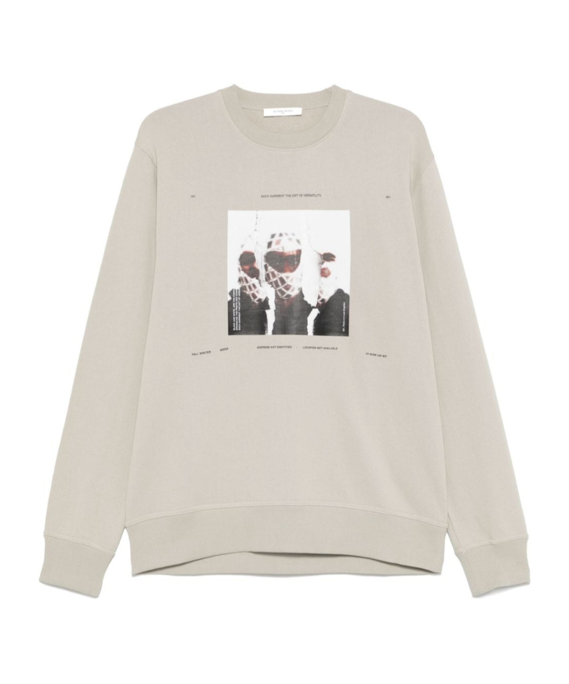 Ih Nom Uh Nit Balaklava Sweatshirt In White