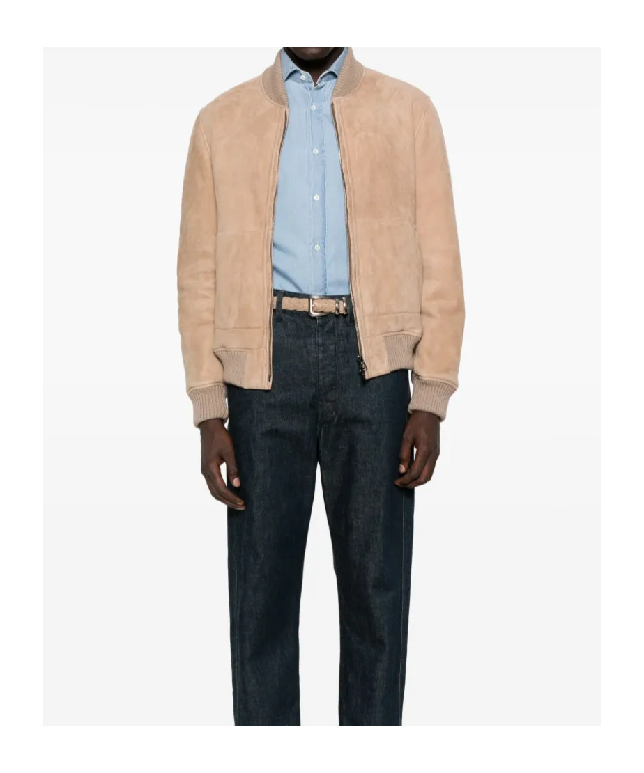 Brunello Cucinelli Denim Shirt With Long Sleeves And Curved Hem In Blue