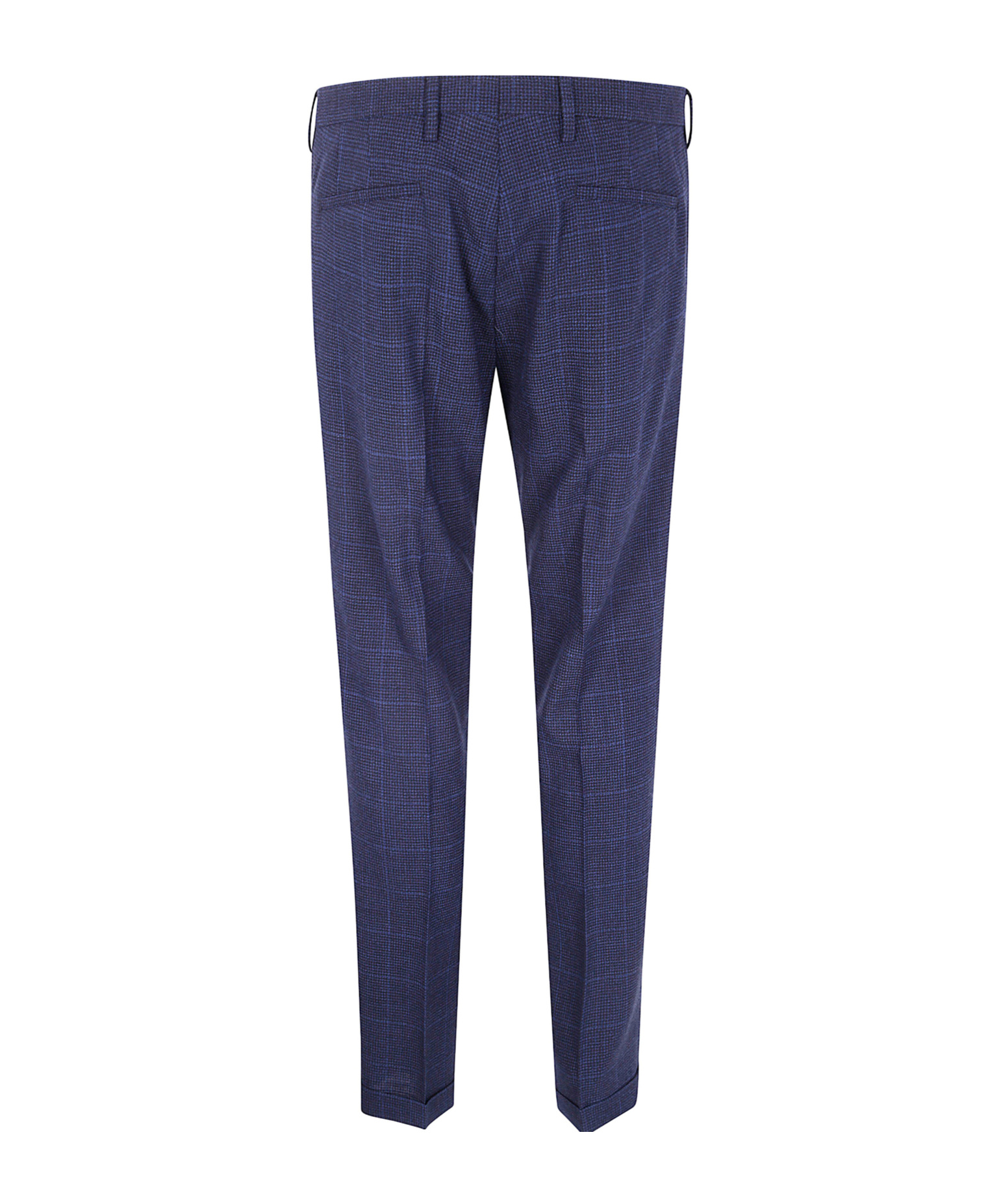 Paul Smith Belt Loop Casual Pants In Blue