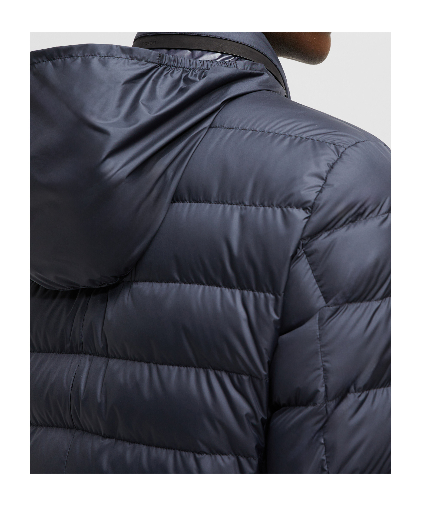 Moncler Carrelet Jacket With Zip And Buttons In Blue