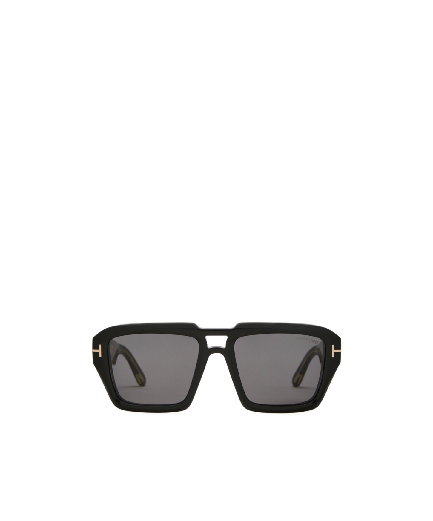 Tom Ford Rectangular Double-frame Sunglasses In Gray