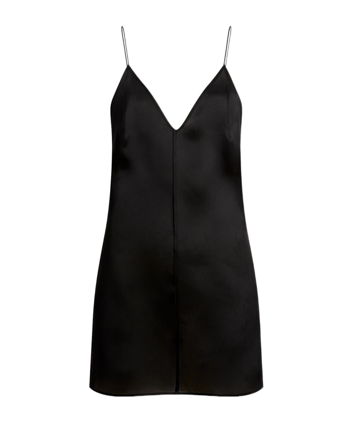 Khaite Talsie V-neck Silk Tank Top In Black