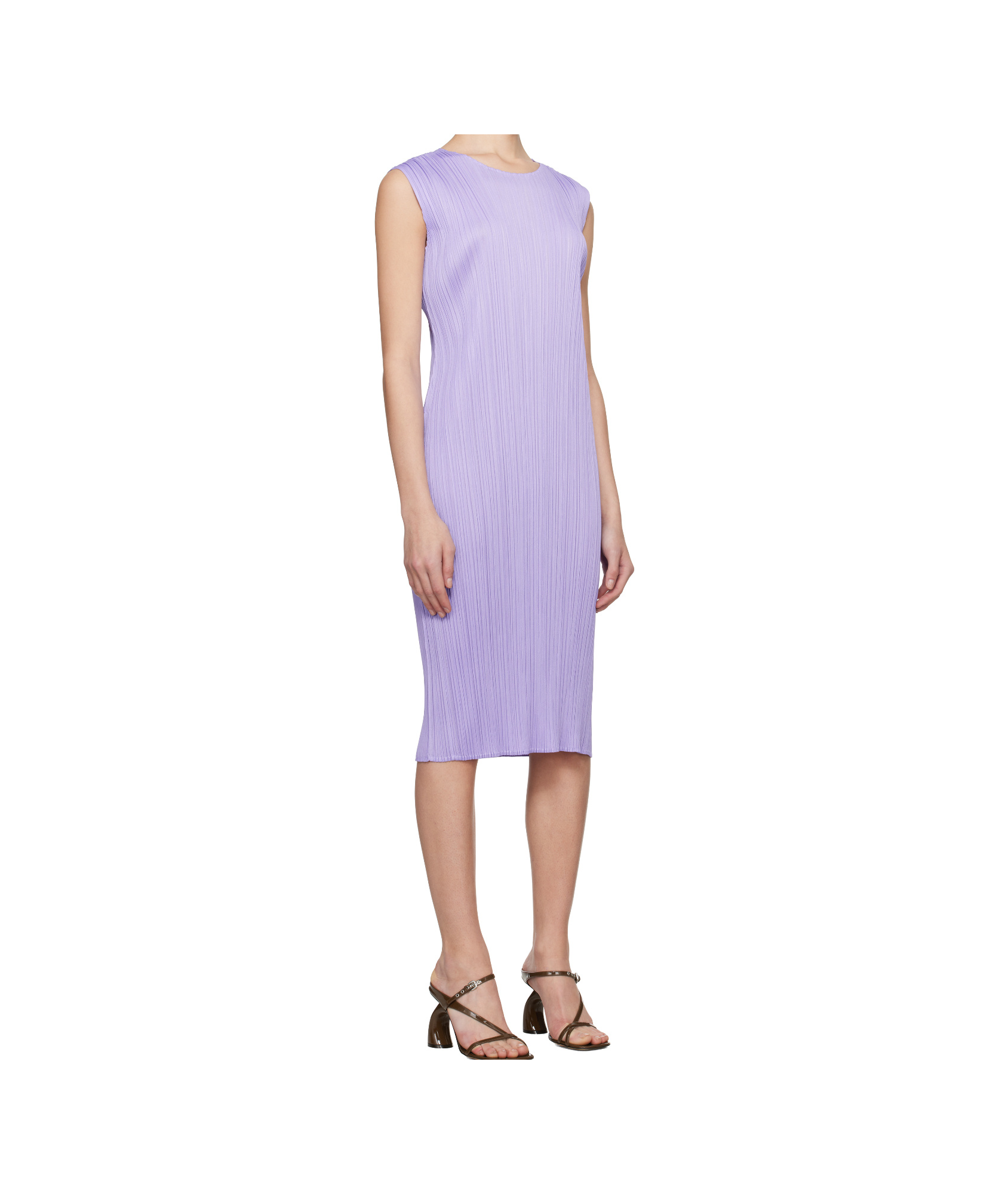 Issey Miyake Monthly Colors April Dress In Purple