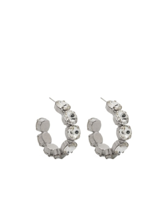 Forte Forte Loop Earrings In Metallic