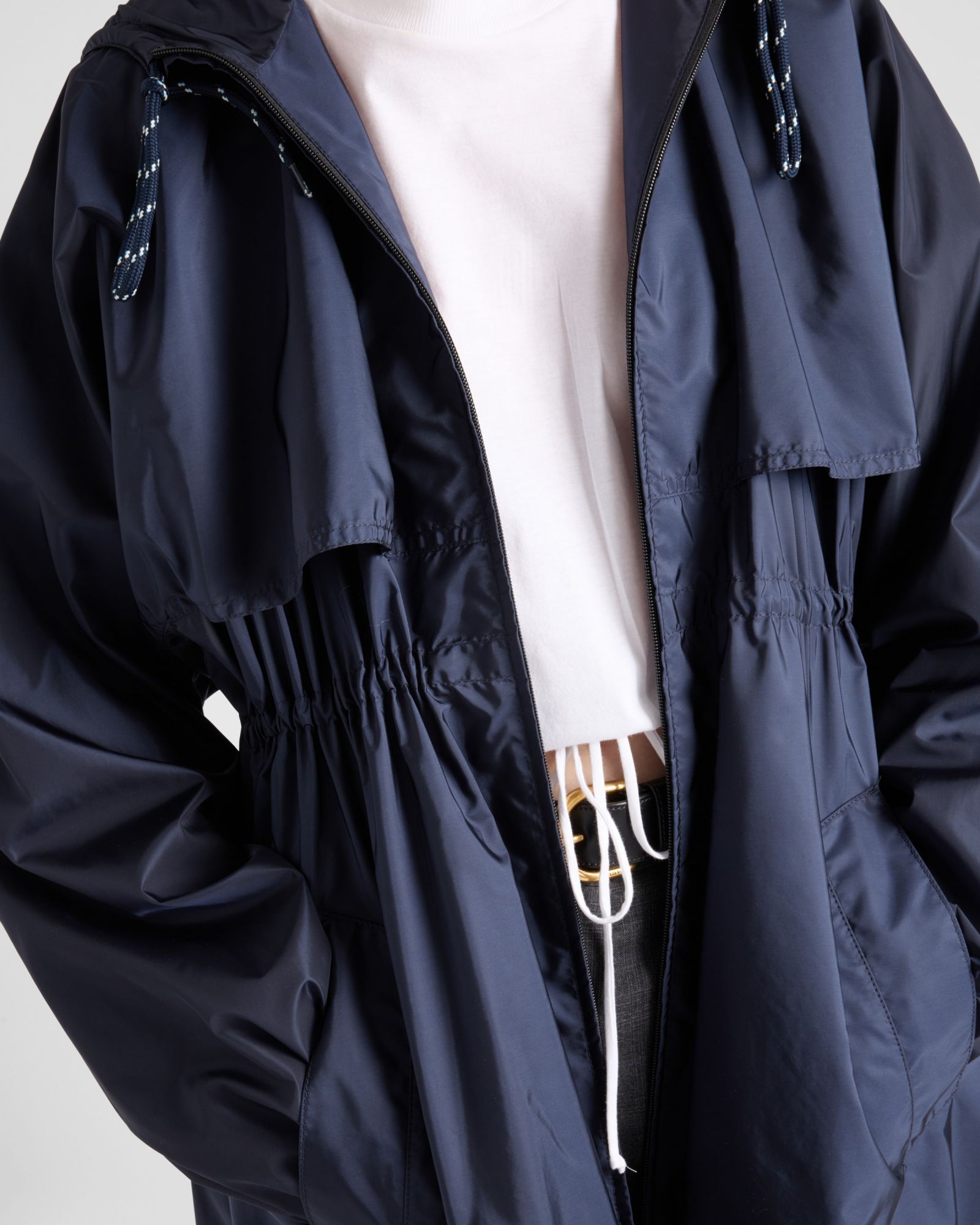 Prada Long-sleeved Jacket In Black