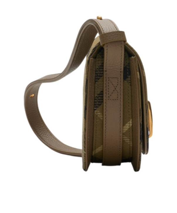 Burberry Brown And Black Rocking Horse Shoulder Bab In Brown