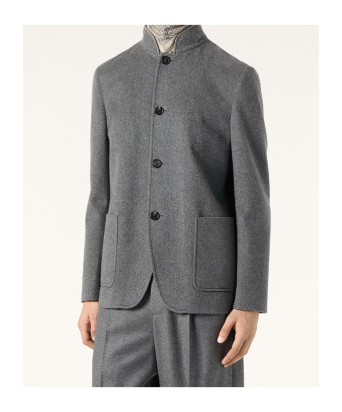 Loro Piana Spagna Jacket In Gray
