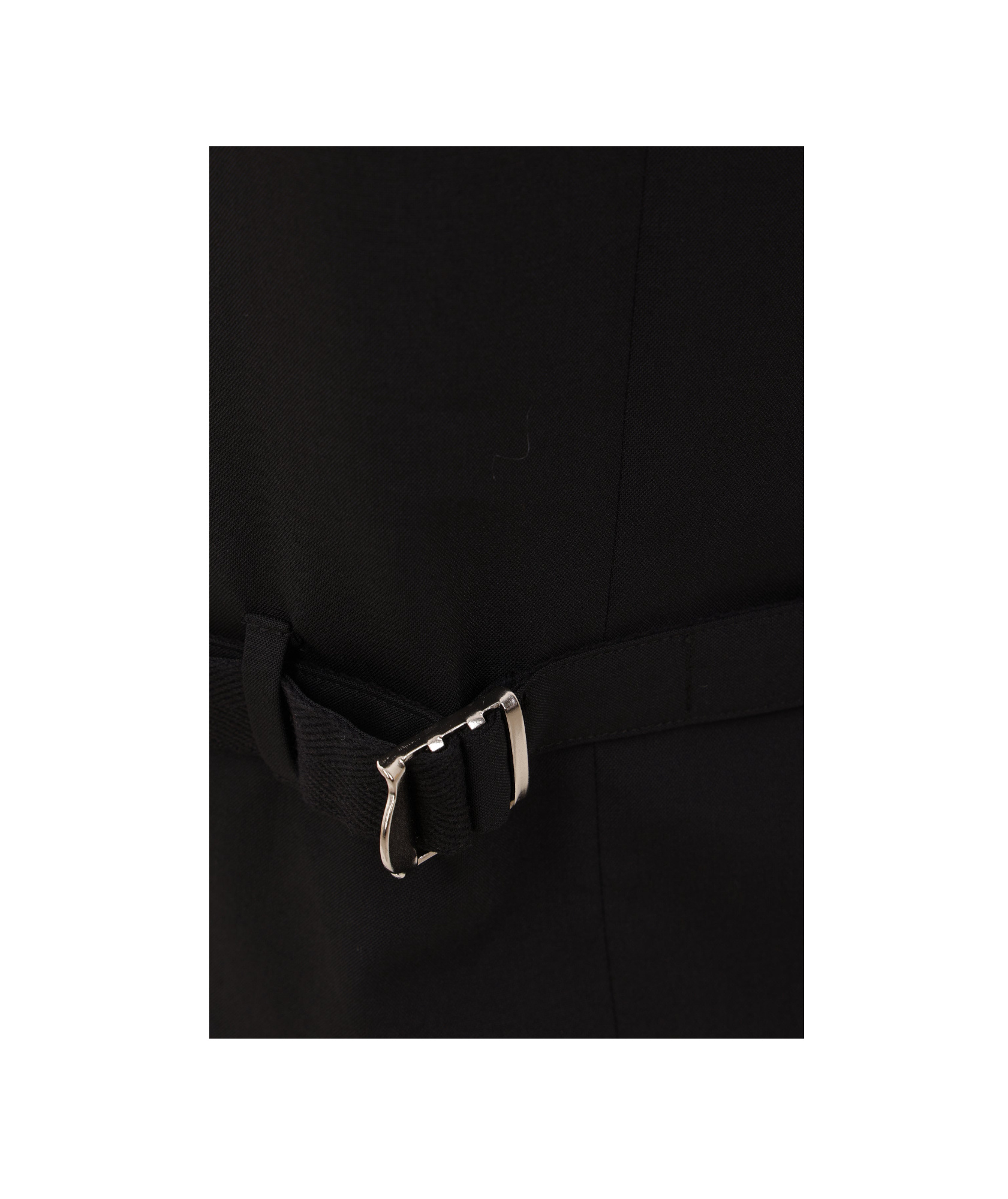 Sacai Belted Cotton Pants In Black