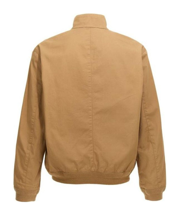 Polo Ralph Lauren Embroidered Logo Bomber Jacket In Neutral