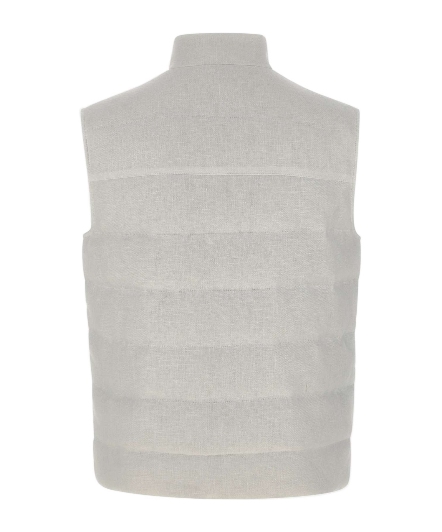 Eleventy Zip-front Vest In Gray