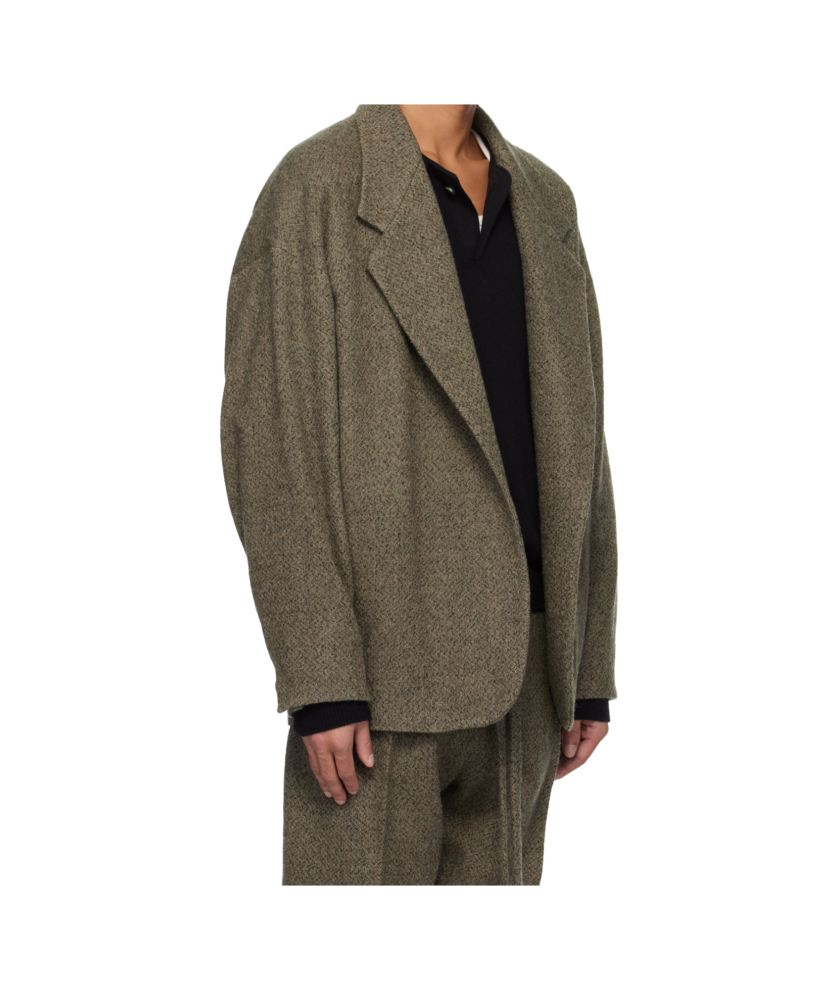 Fear Of God Long-sleeved Suit Jacket In Green