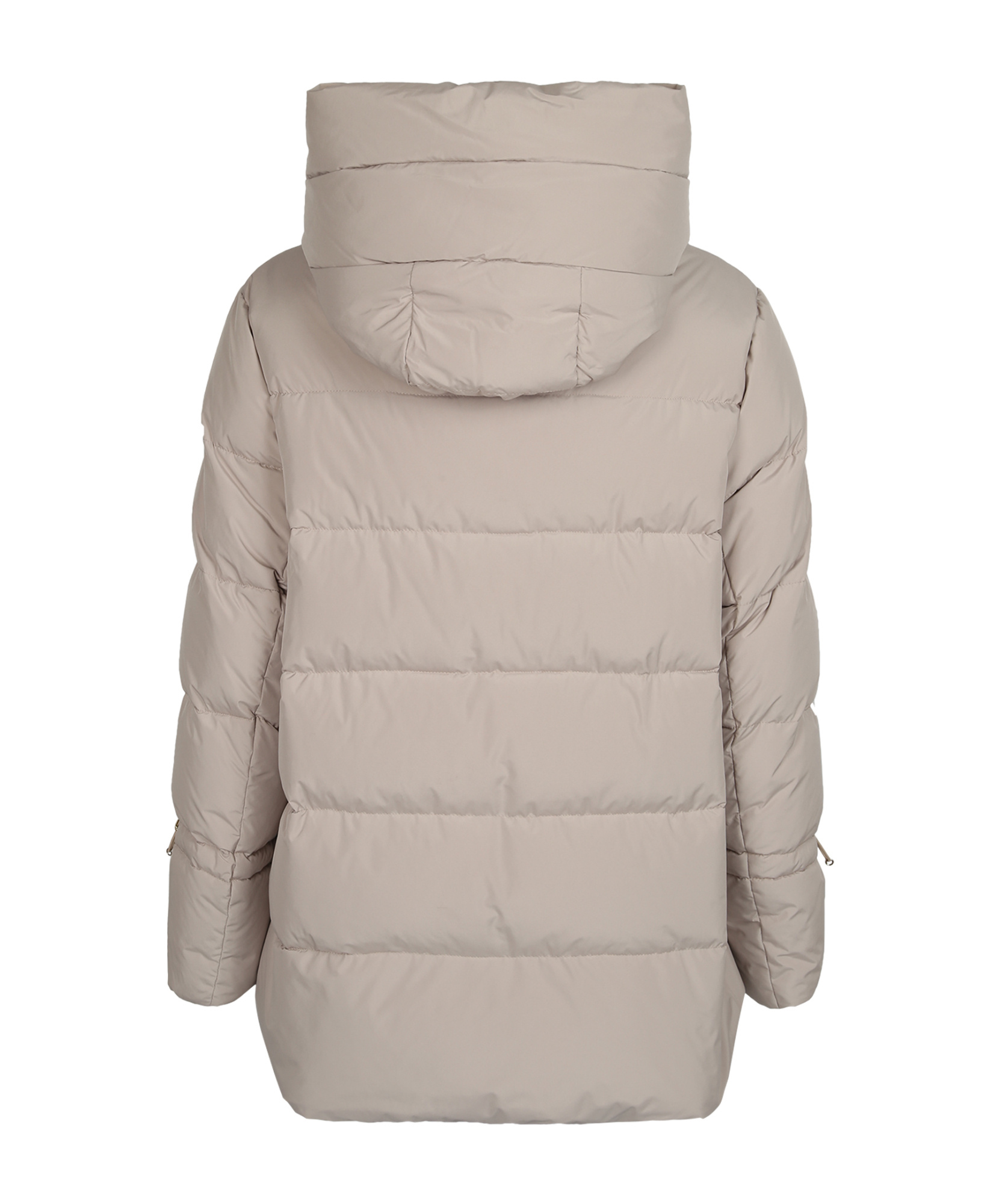 Moorer Gadia Hooded Short Down Jacket In White