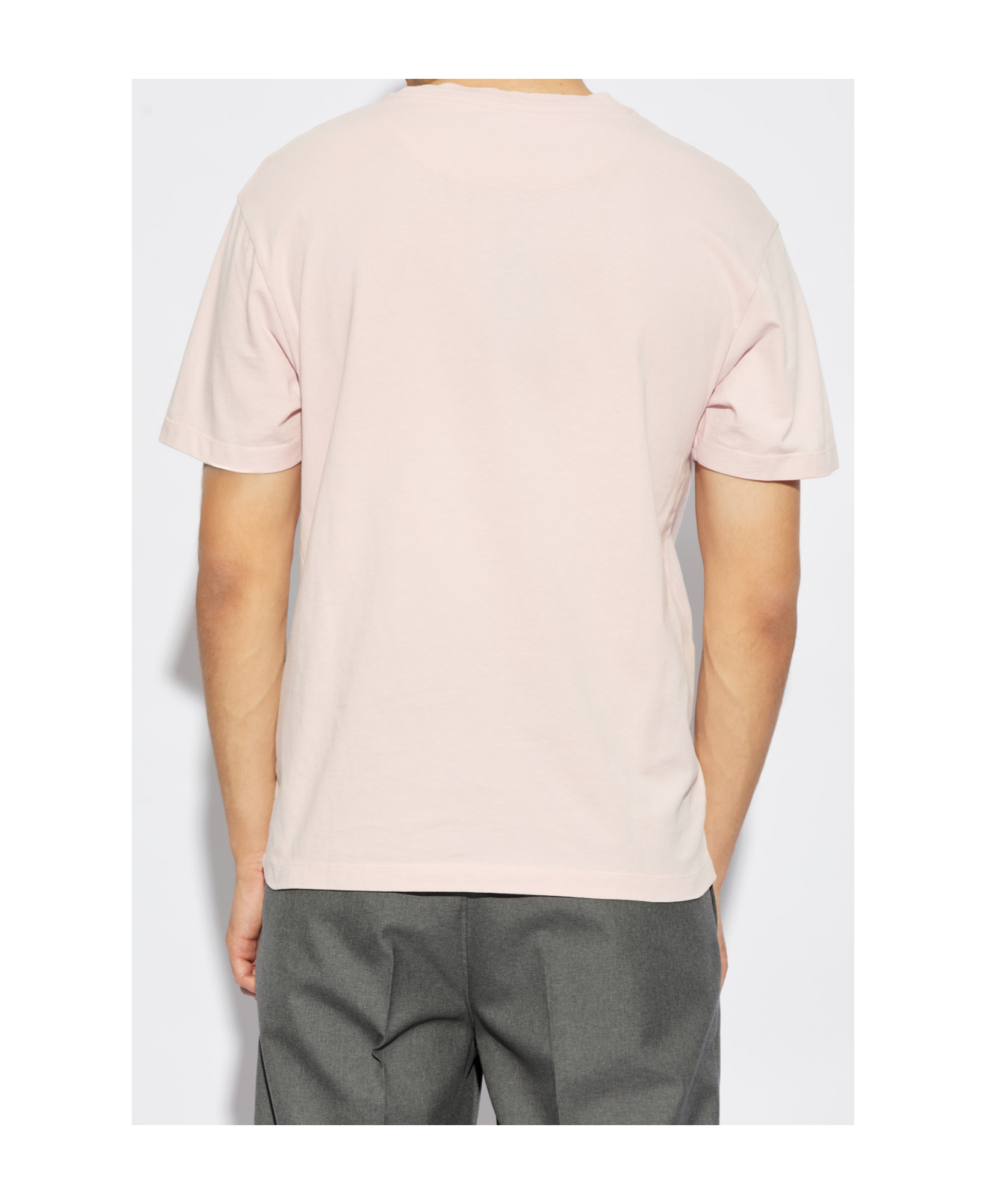 Etro Cotton Logo T-shirt In Pink