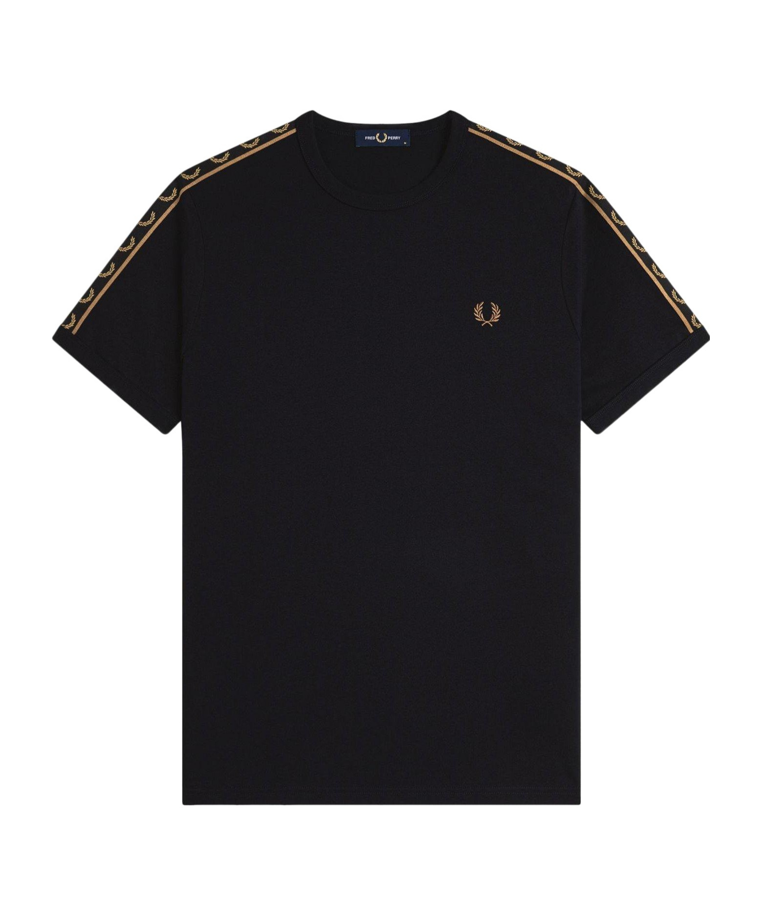 Fred Perry Minimalist Paneled Tshirt In White