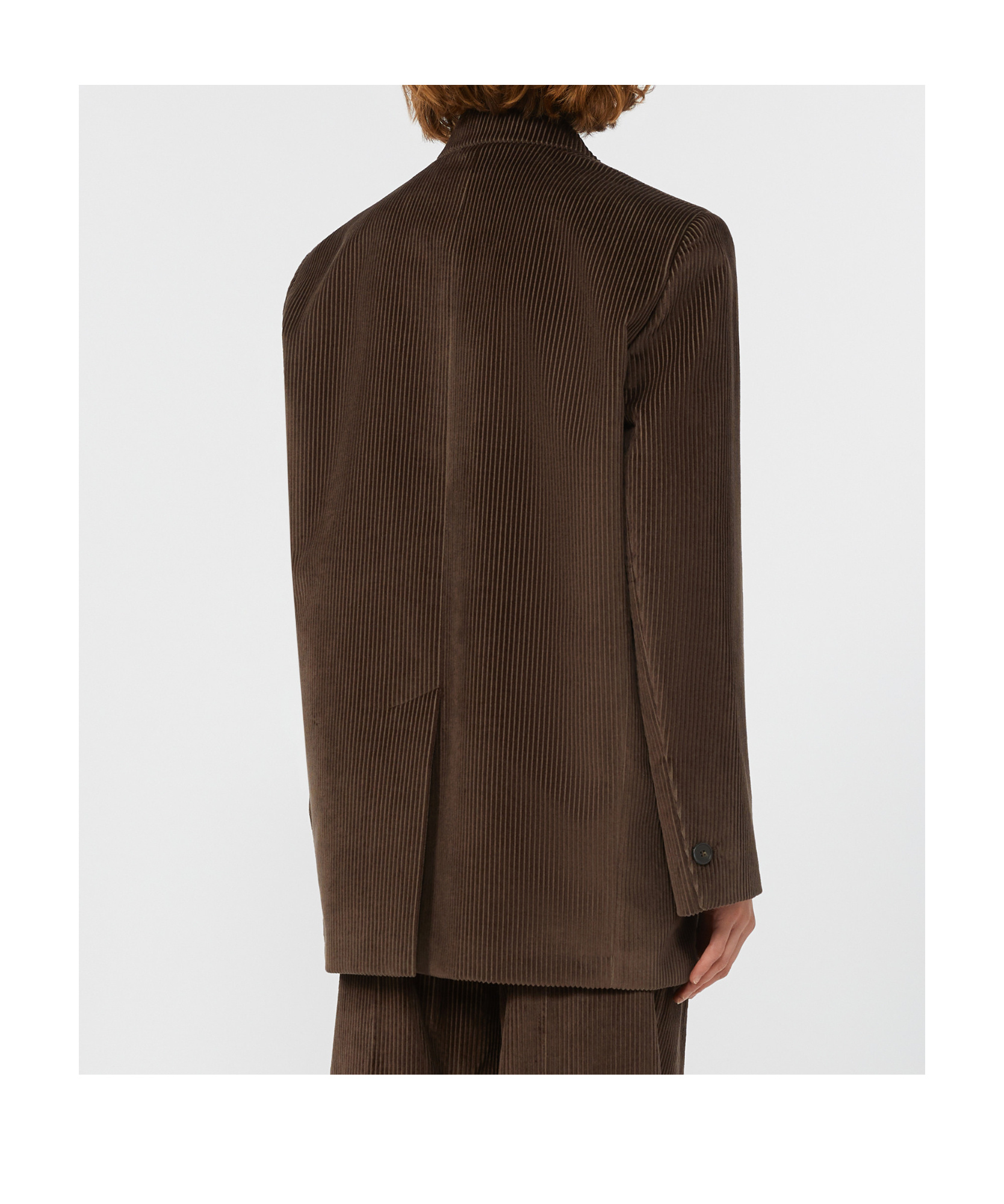 Weekend Max Mara Single Breasted Blazer In Brown