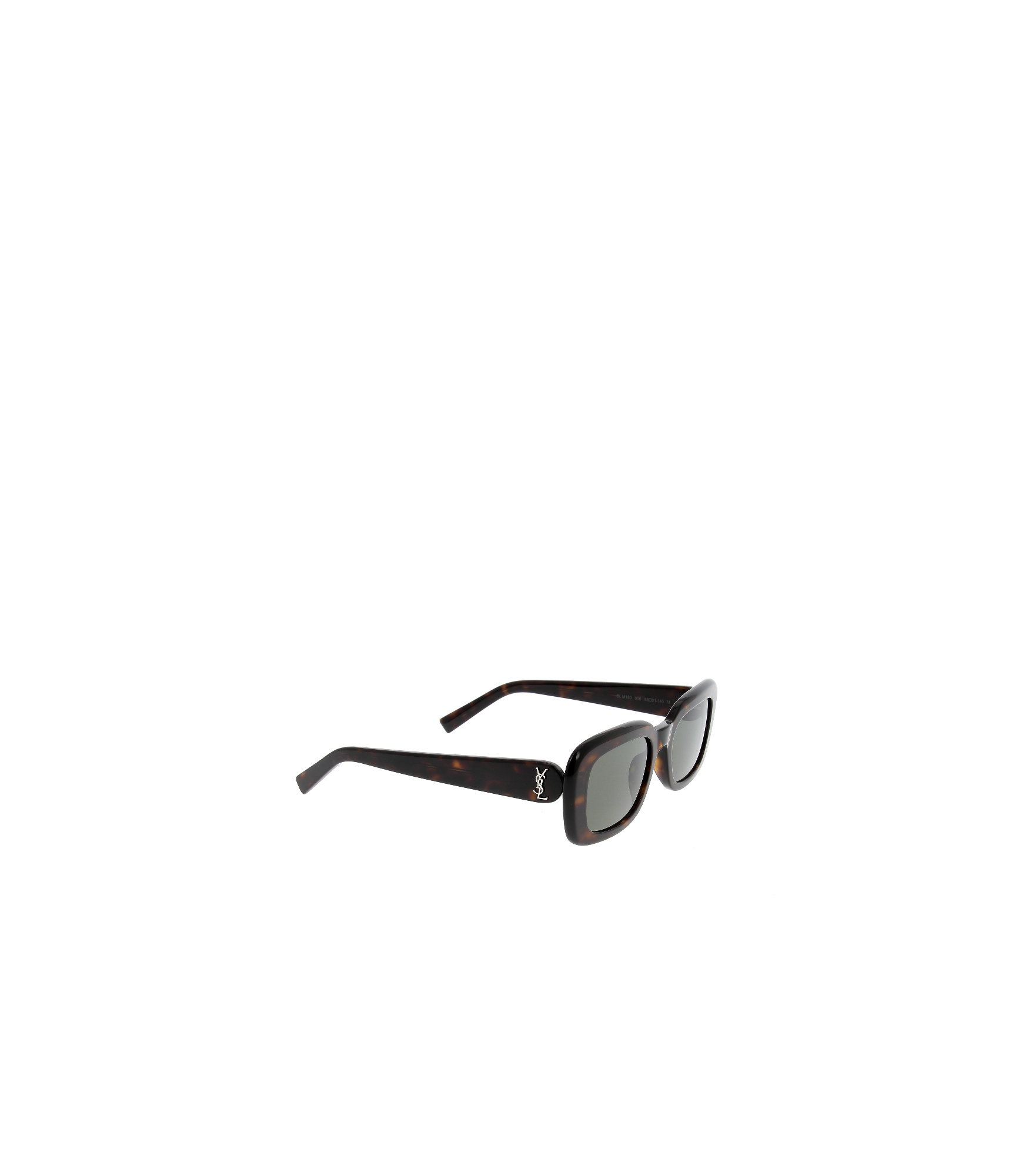Saint Laurent Full Frame Sunglasses In Havana Color