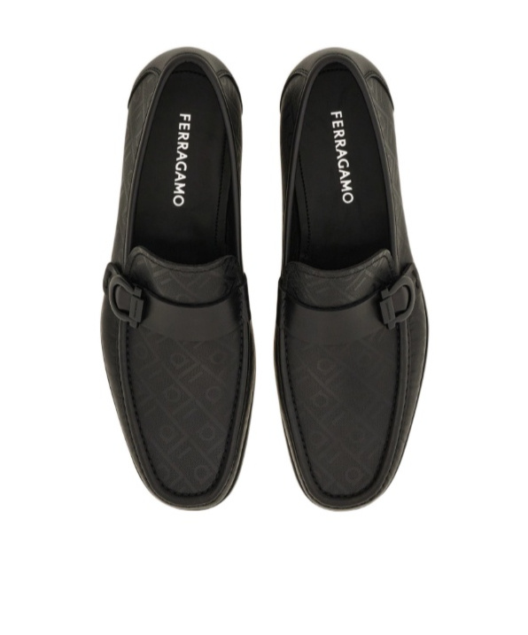 Ferragamo Gancini-buckle Loafers
