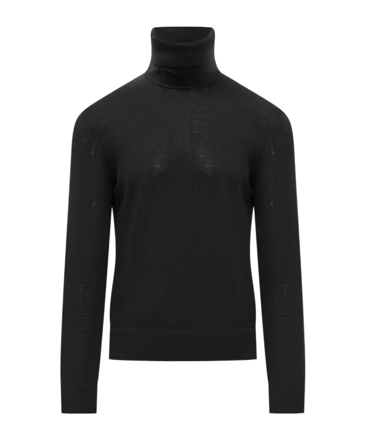 Tom Ford Wool Turtleneck Sweater Long Sleeves In Black