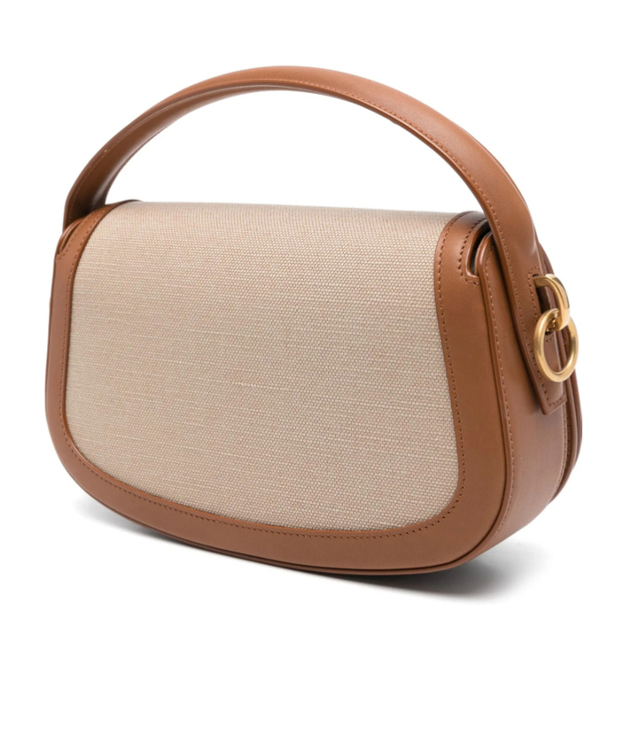 Saint Laurent Voltaire Tote Bag In Nude