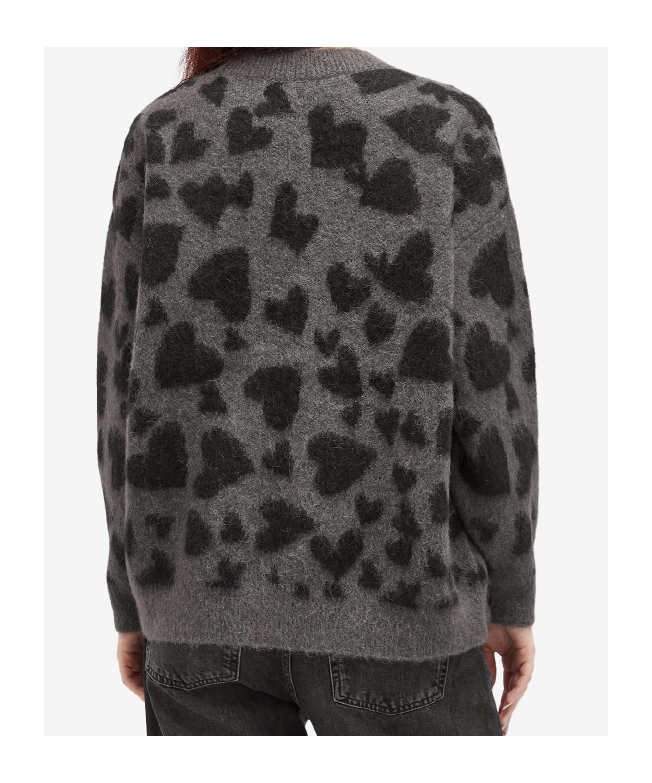 Shop Anine Bing Long-sleeved Sweater In Black
