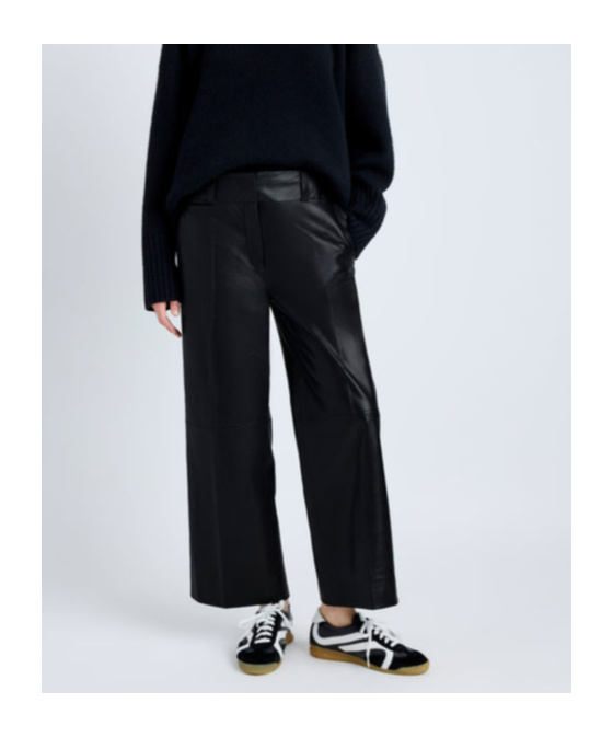 Proenza Schouler Noland Pant In Leather In Black
