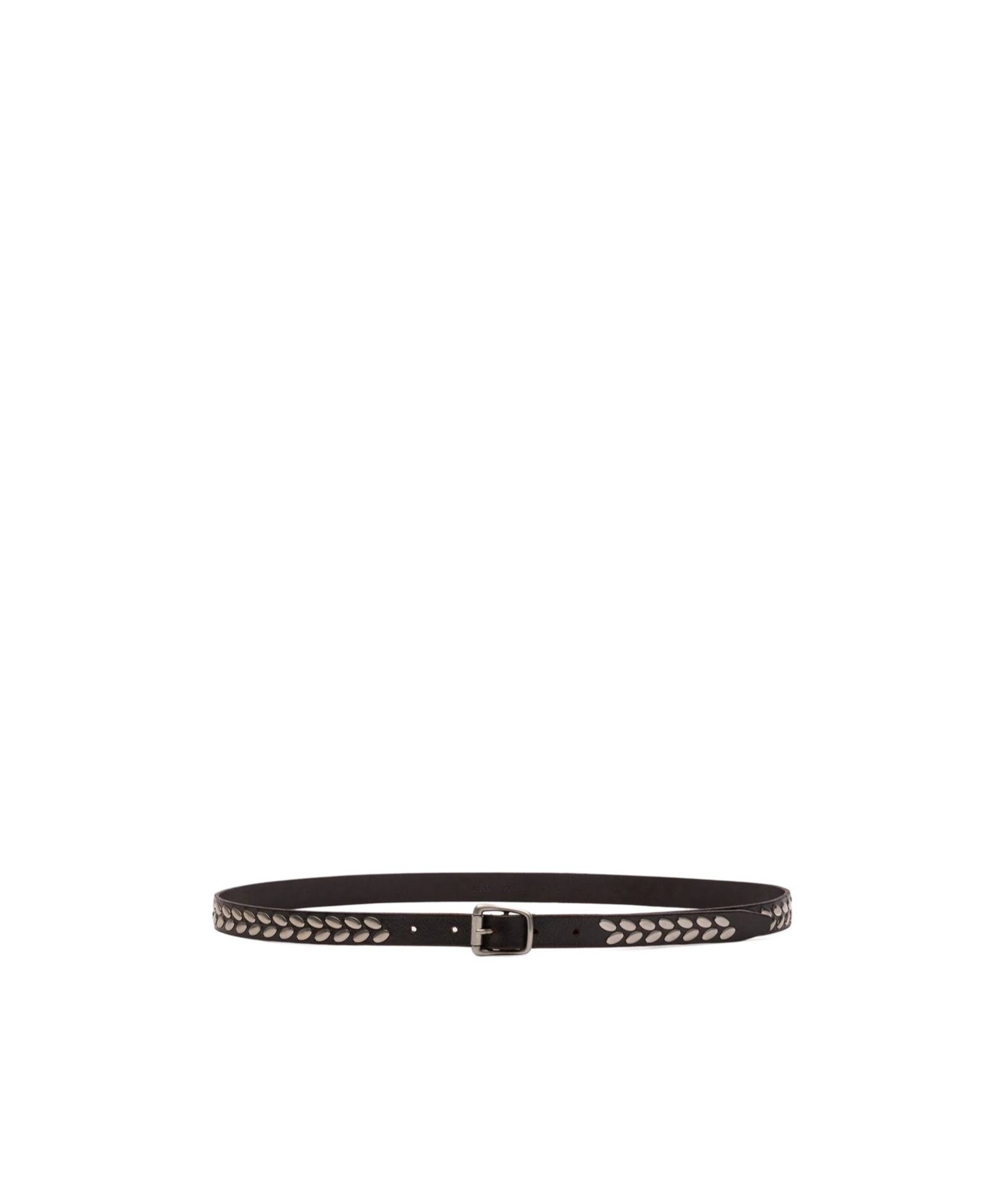 Lemaire Stud Belt In Black