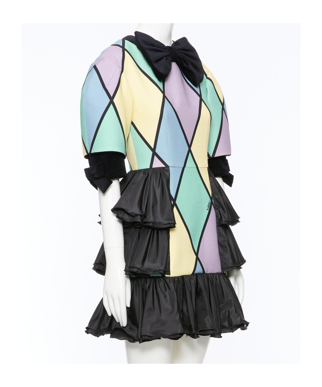 Valentino Short-sleeved Dress In Multi