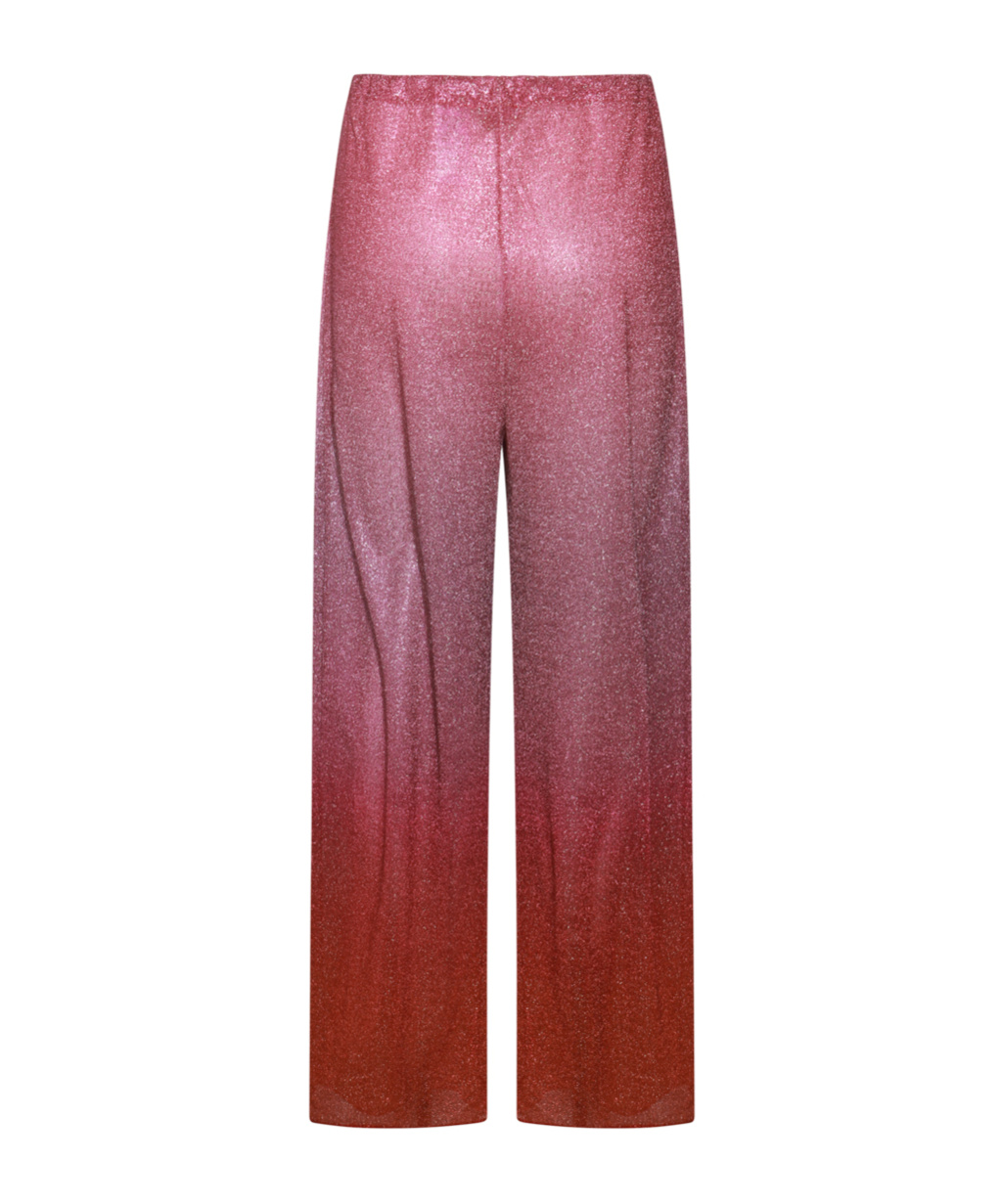 Shop Oseree Lumière Trousers In Red