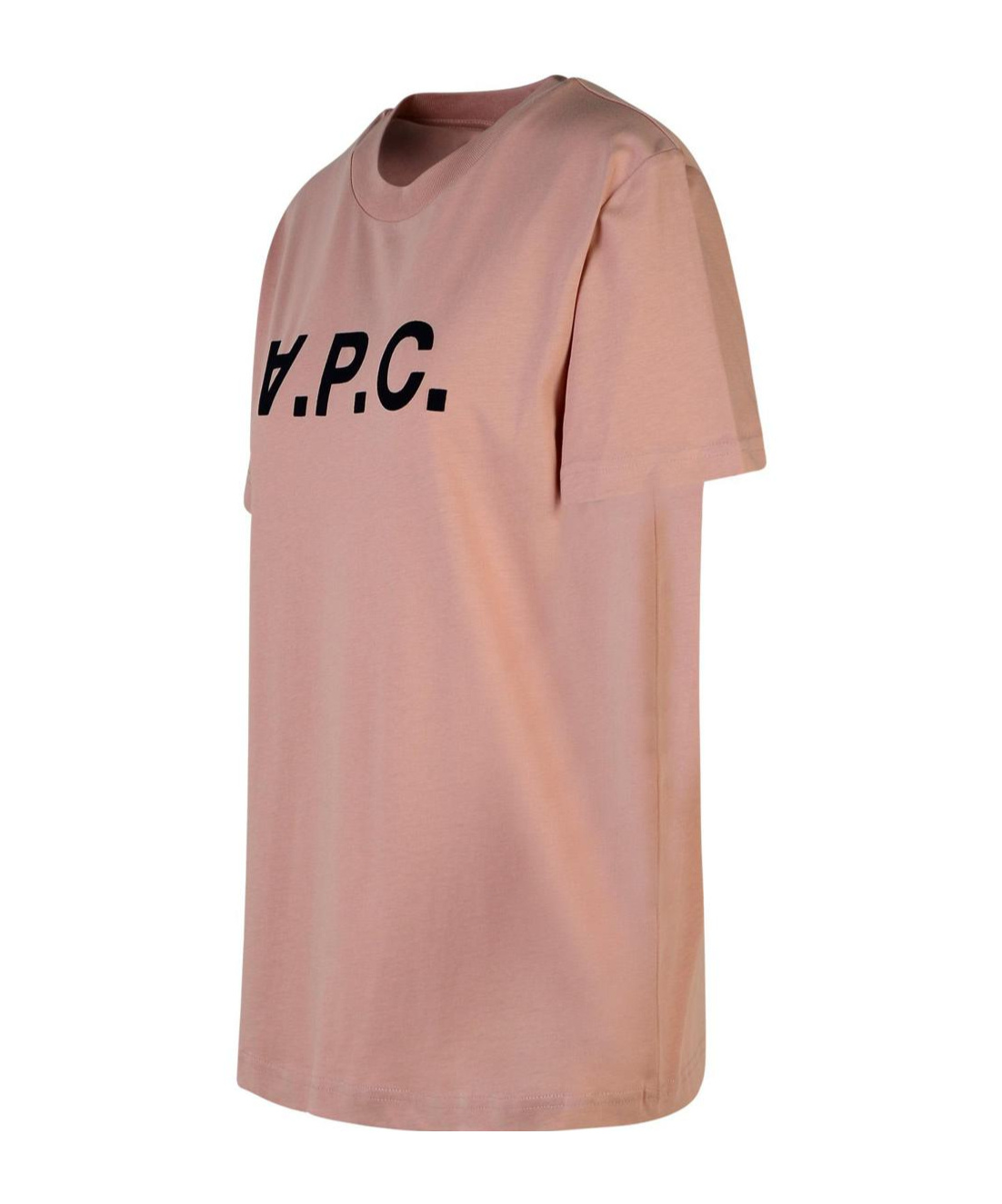 Apc A.p.c. Logo Printed Crewneck T In Nude