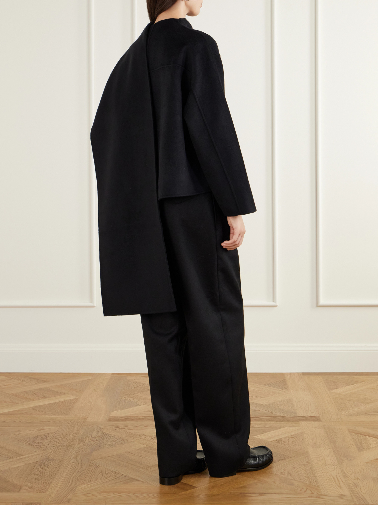 Arch4 Cape-effect Jacket In Black