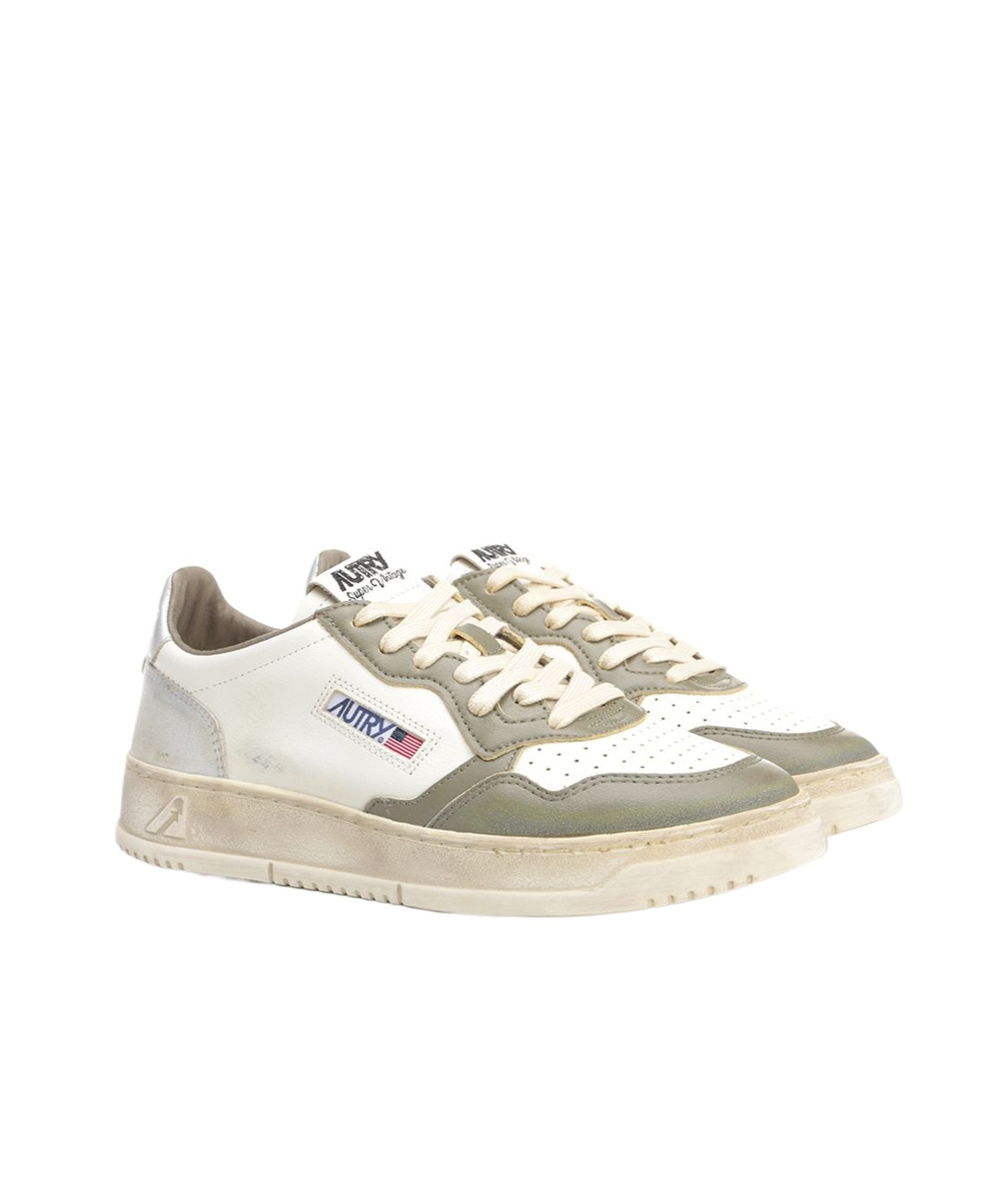 Autry Round Head Low-cut Casual Shoes In Nude