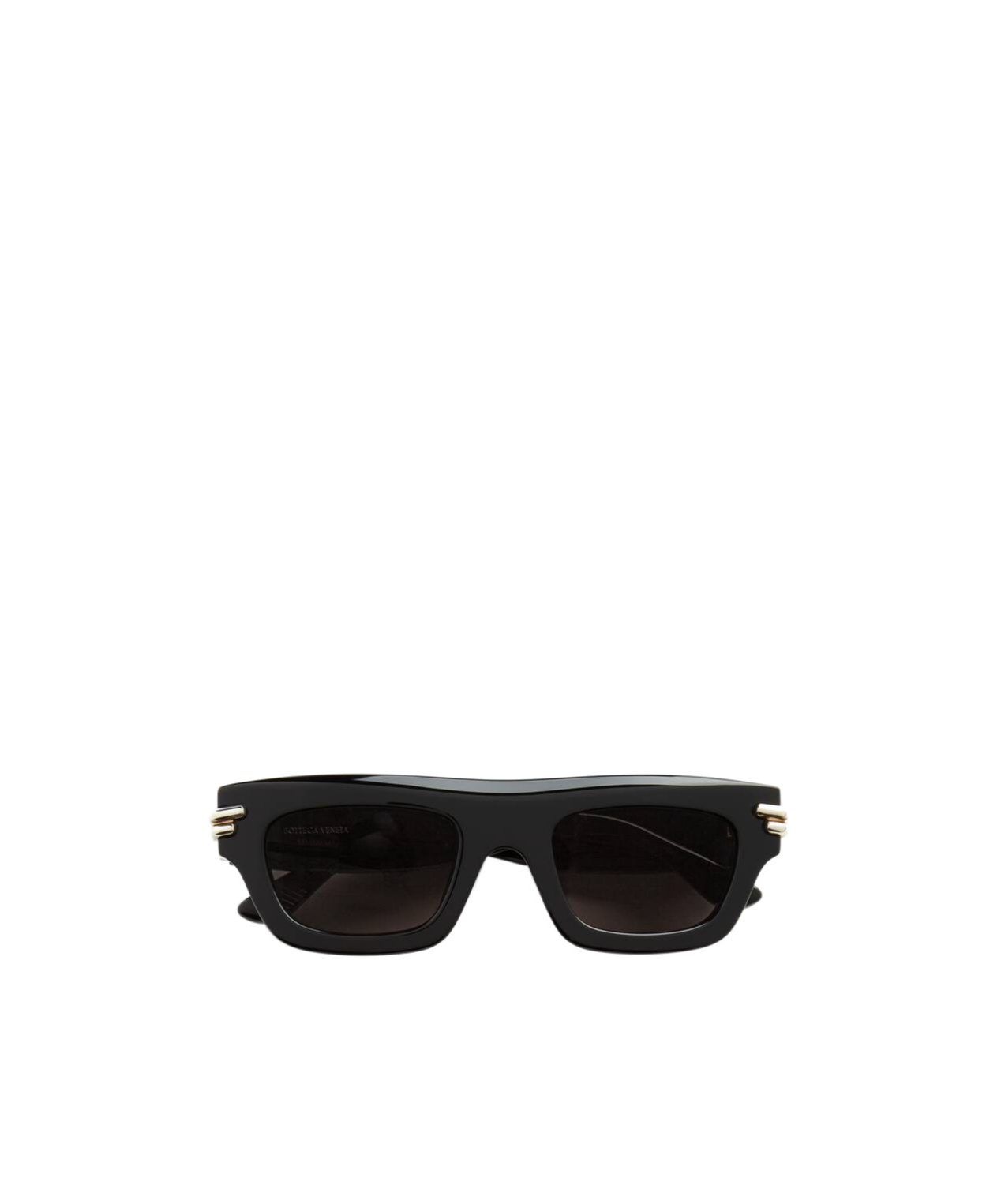 Bottega Veneta Logo Full-frame Sunglasses In Black