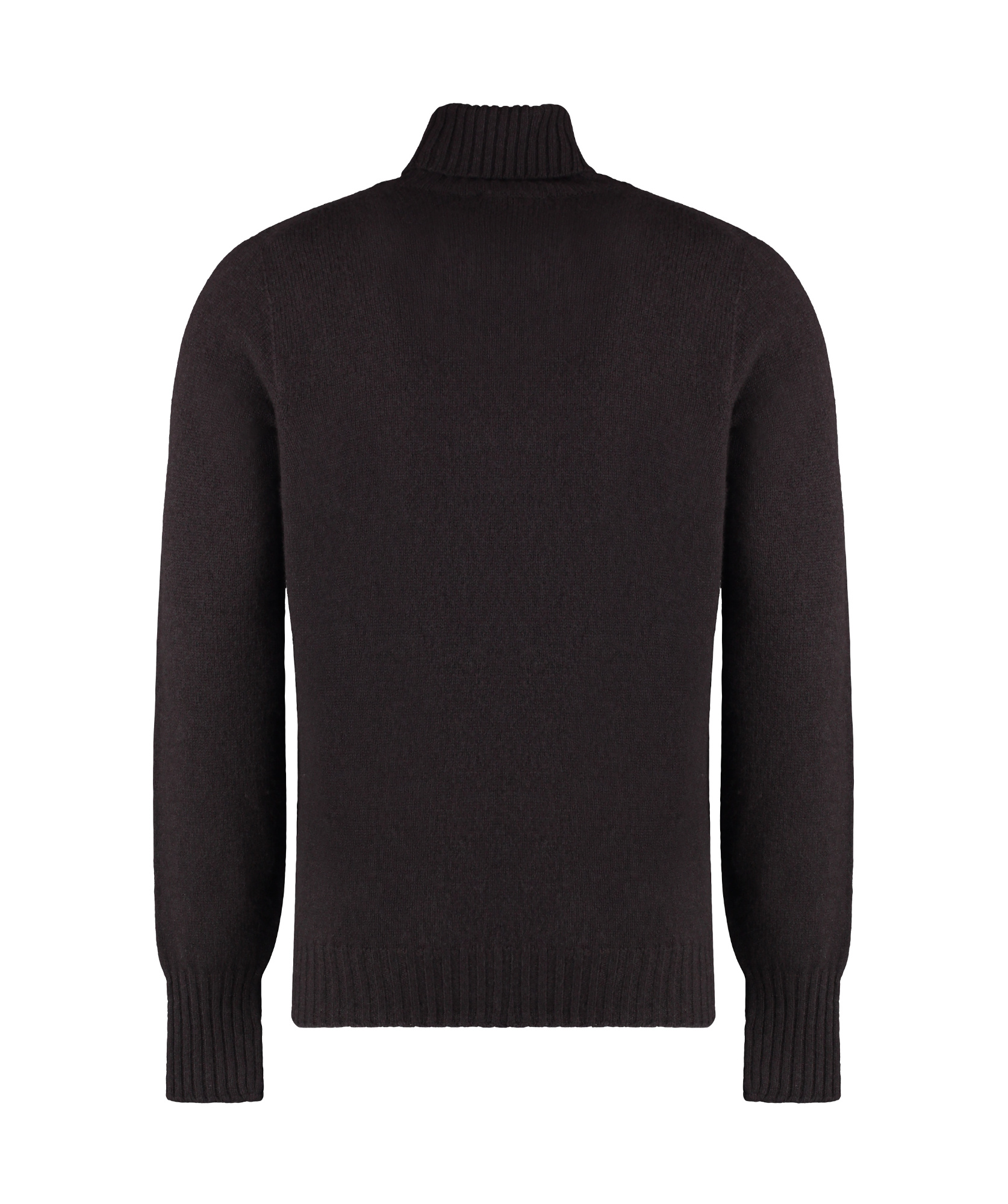 Drumohr Wool Turtleneck Sweater In Black