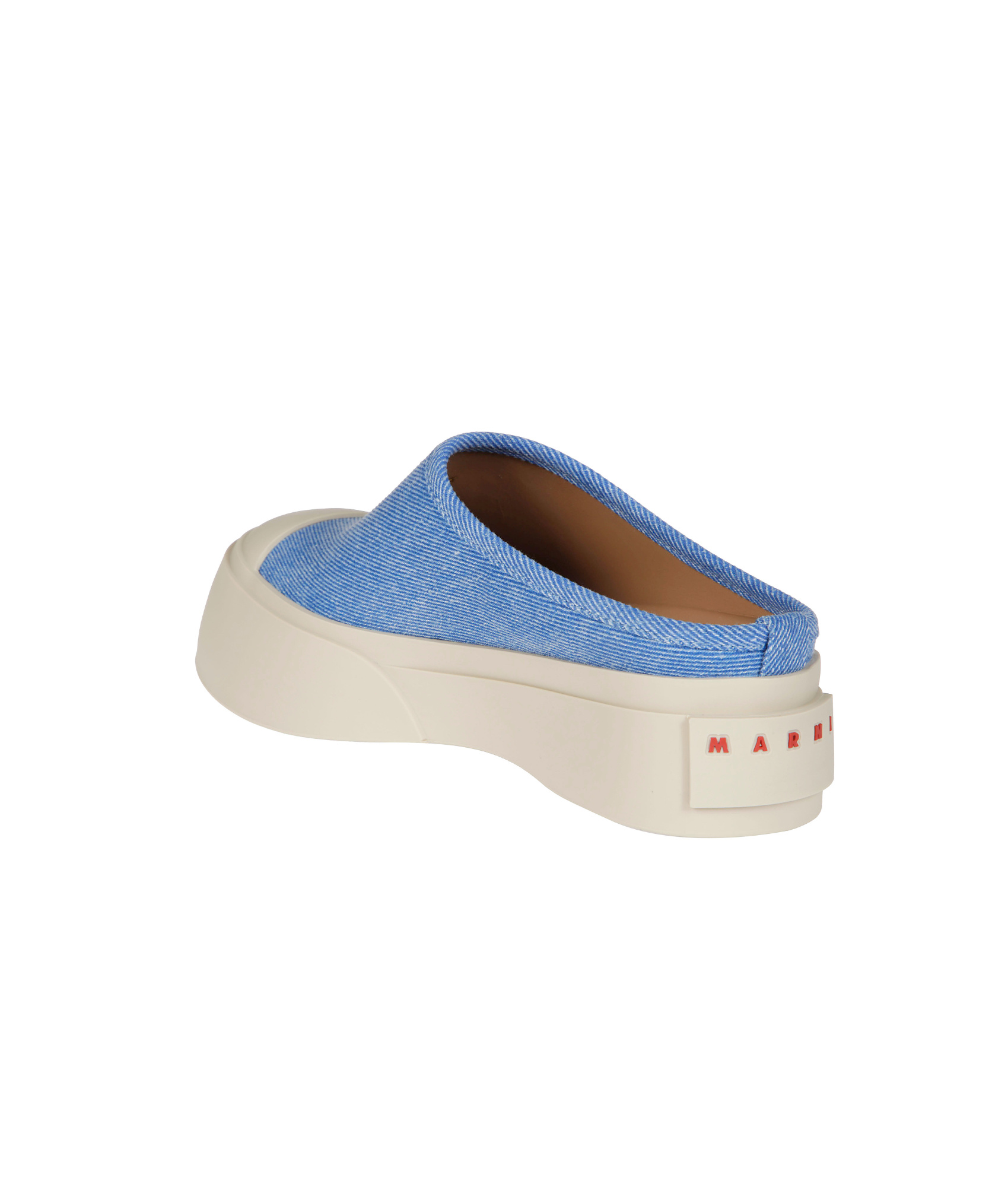 Marni Round Head Muller Shoes In Nude