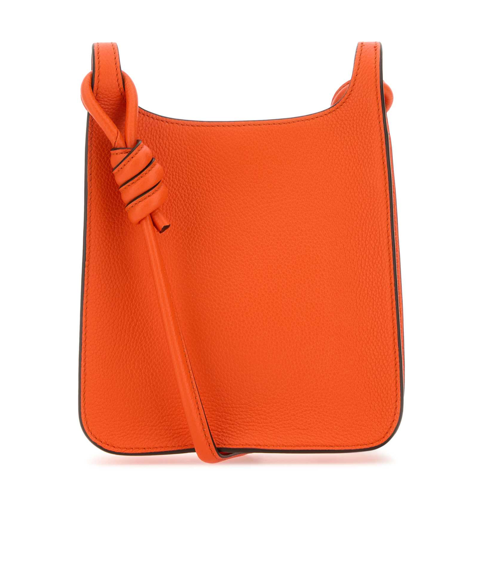 Mcm Logo Shoulder Bag In Orange