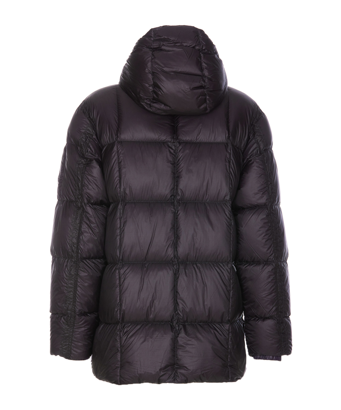 C.p. Company Long-sleeved Down Jacket In Black