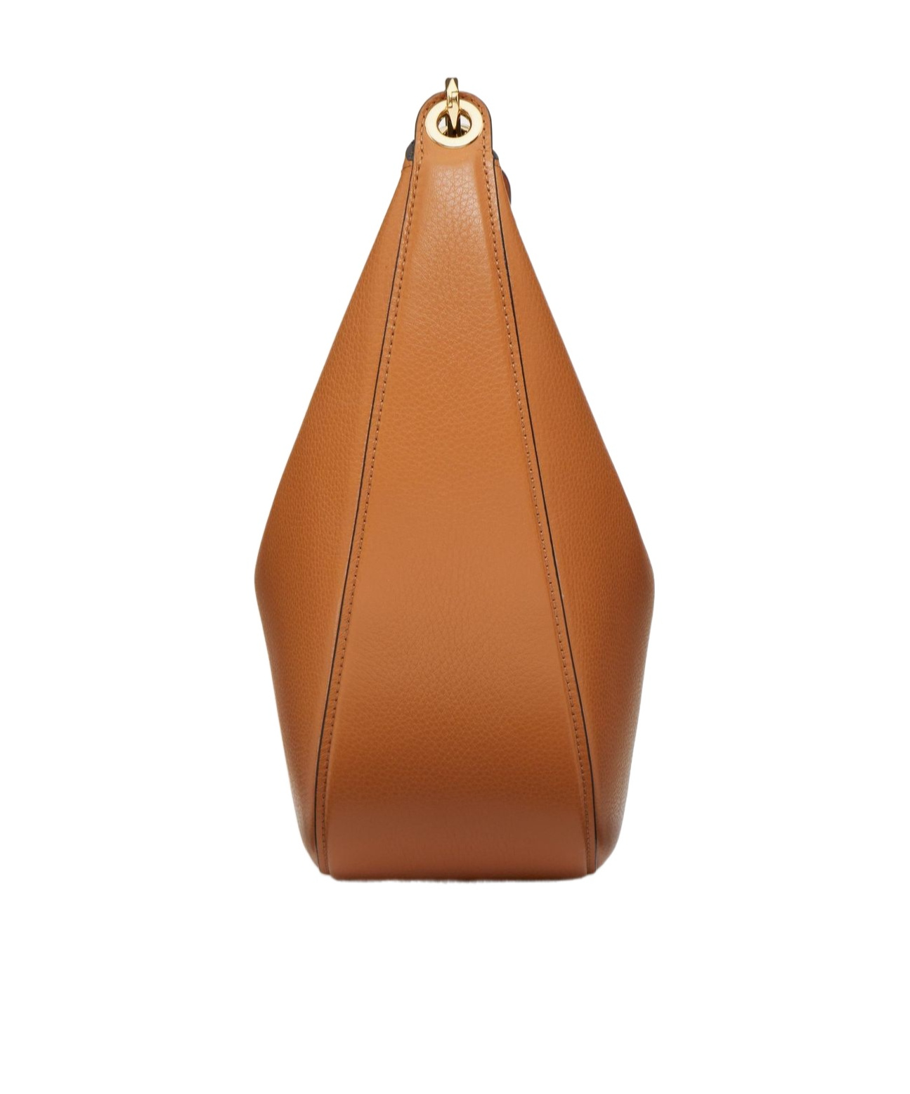 Valentino Vlogo Moon Zip-up Medium Shoulder Bag In Brown