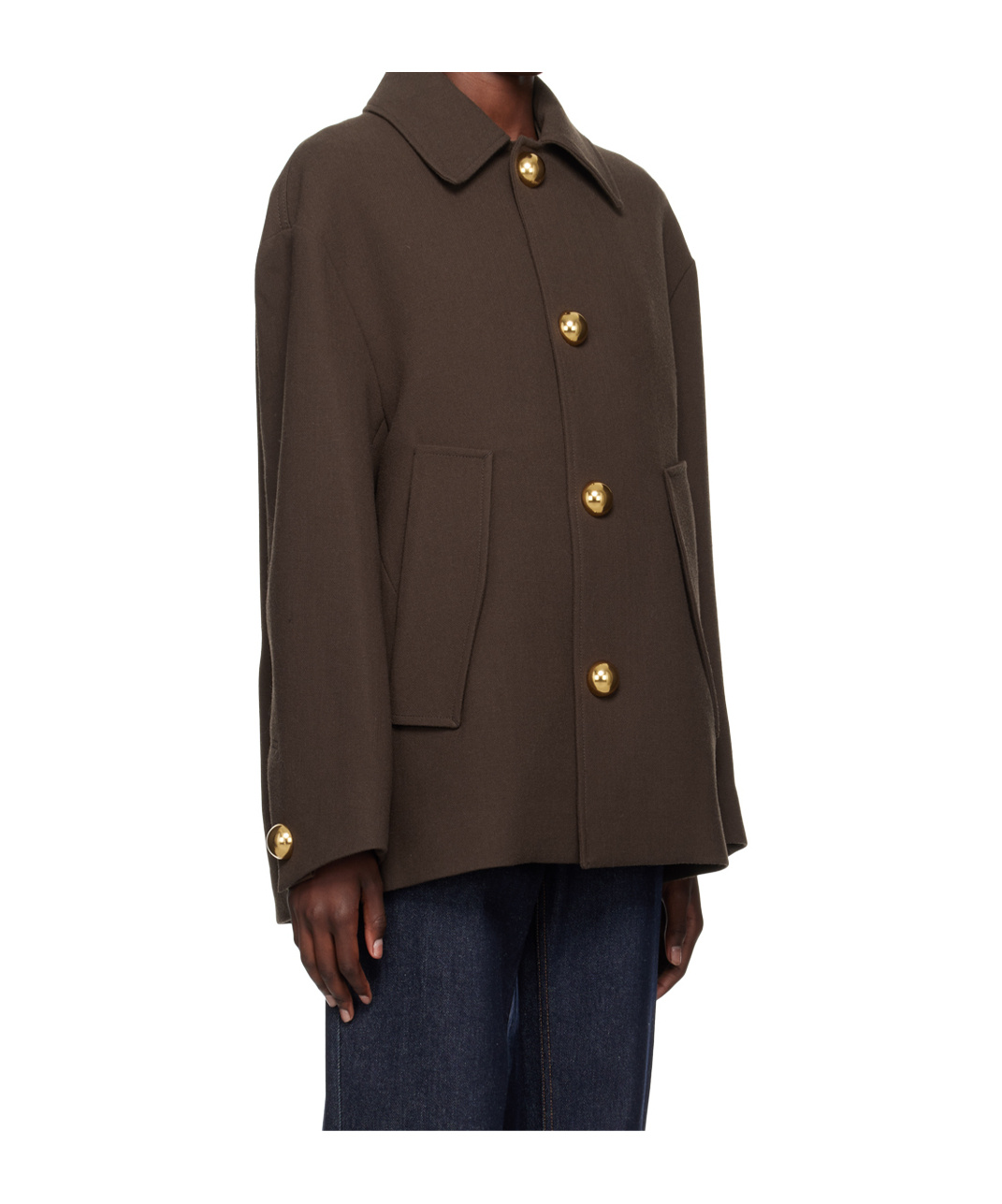 Ami Alexandre Mattiussi Long-sleeved Coat In Black