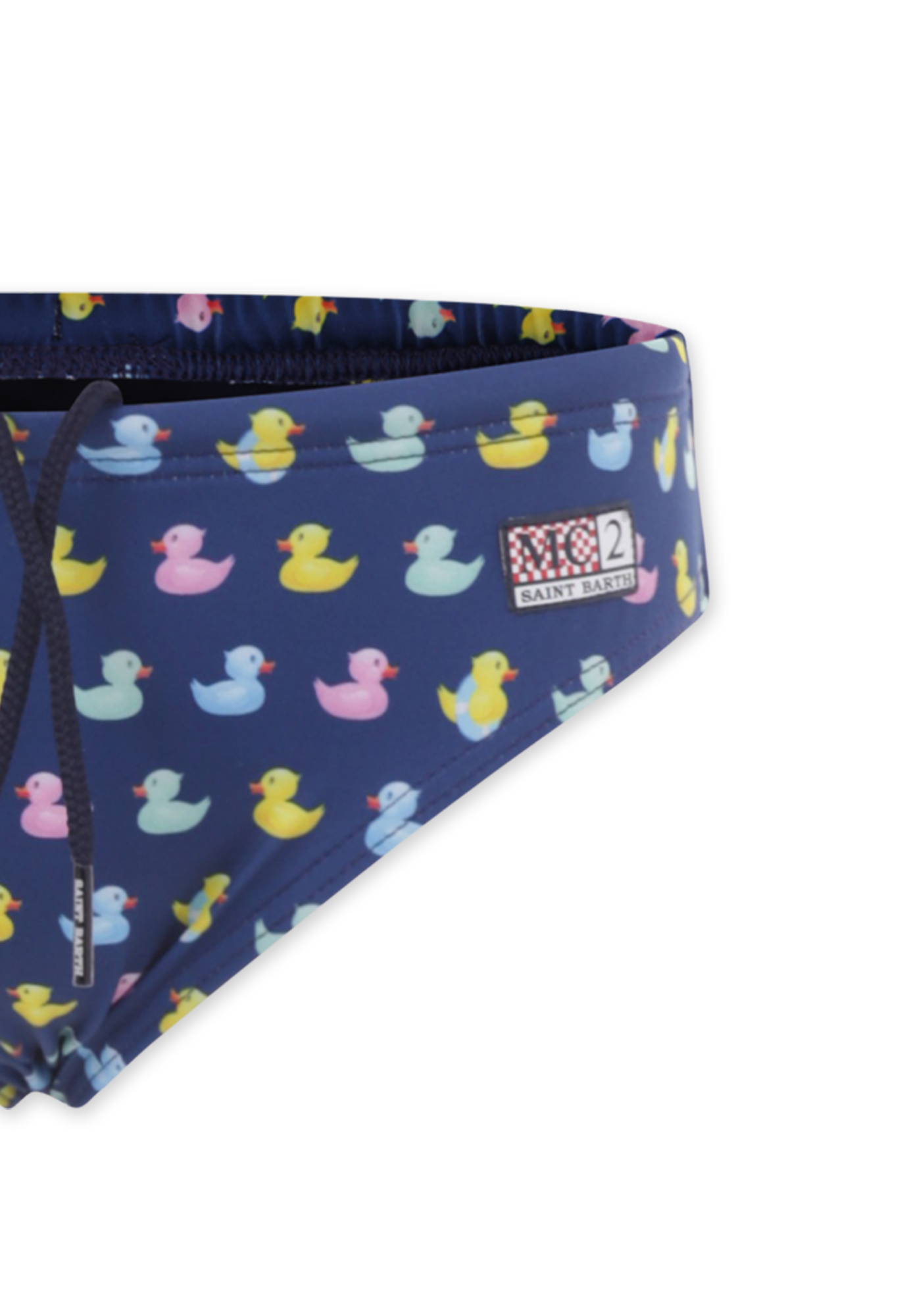 MC2 SAINT BARTH BLUE SWIM SHORTS FOR BOY WITH DUCK