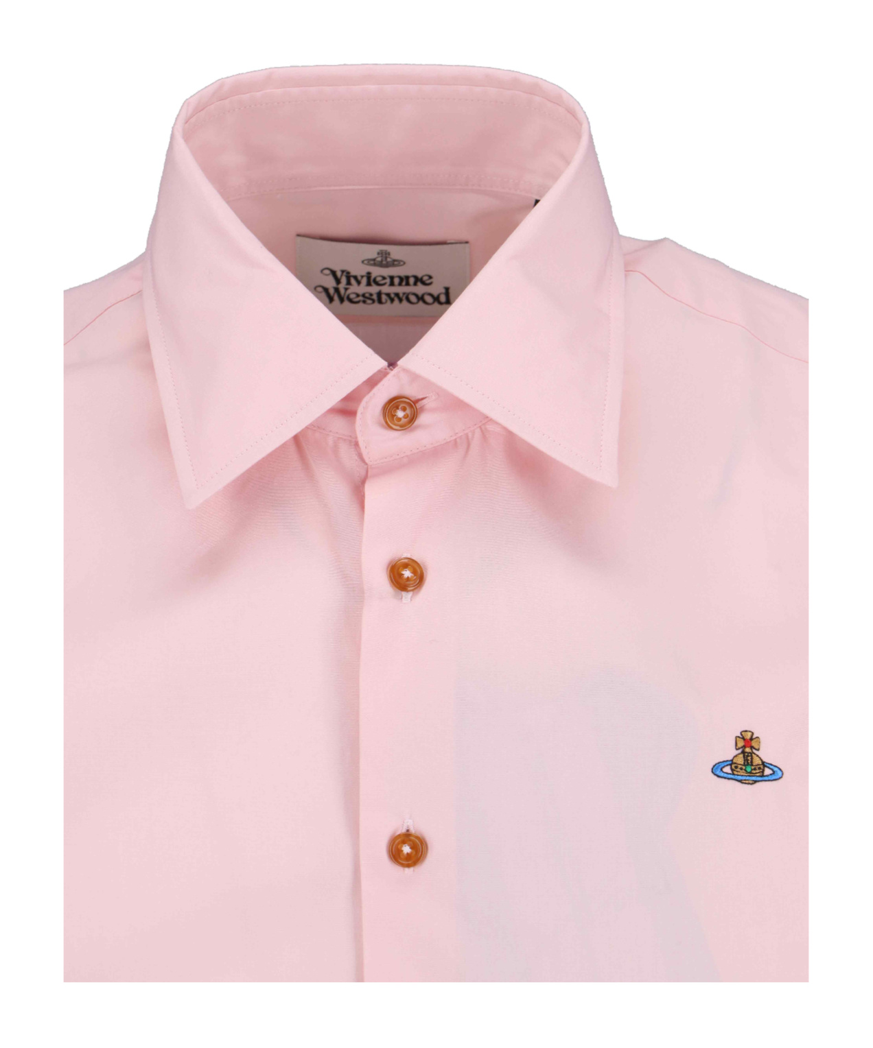 Vivienne Westwood Long-sleeved Shirt In Pink