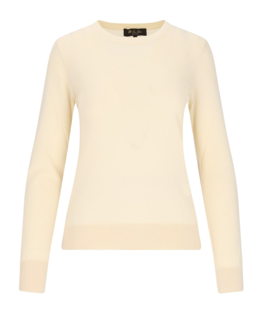 Loro Piana 'neo Piuma' Sweater In Nude