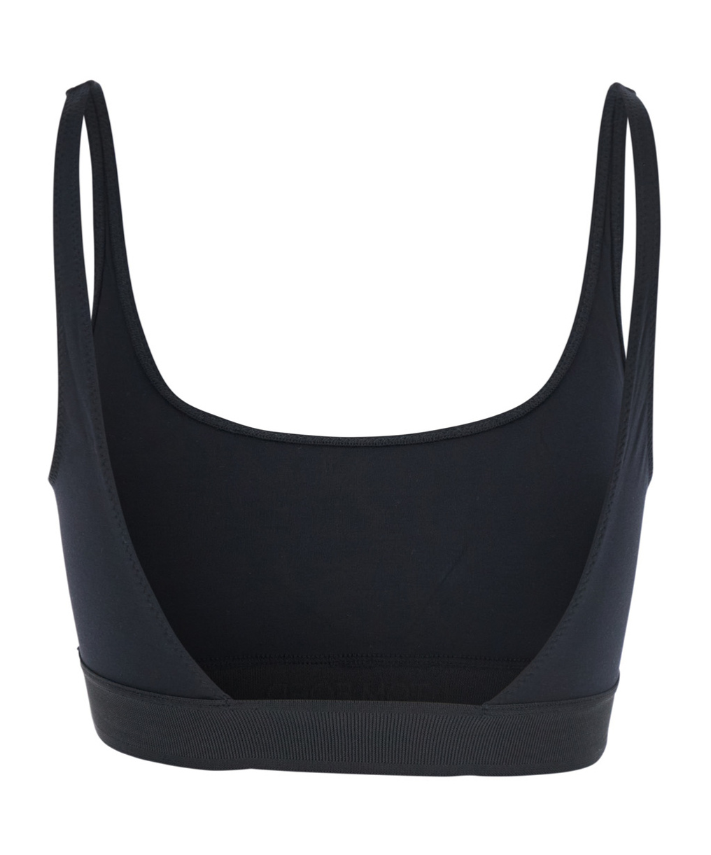 Tom Ford Logo Underband Bralette Bra In Blue