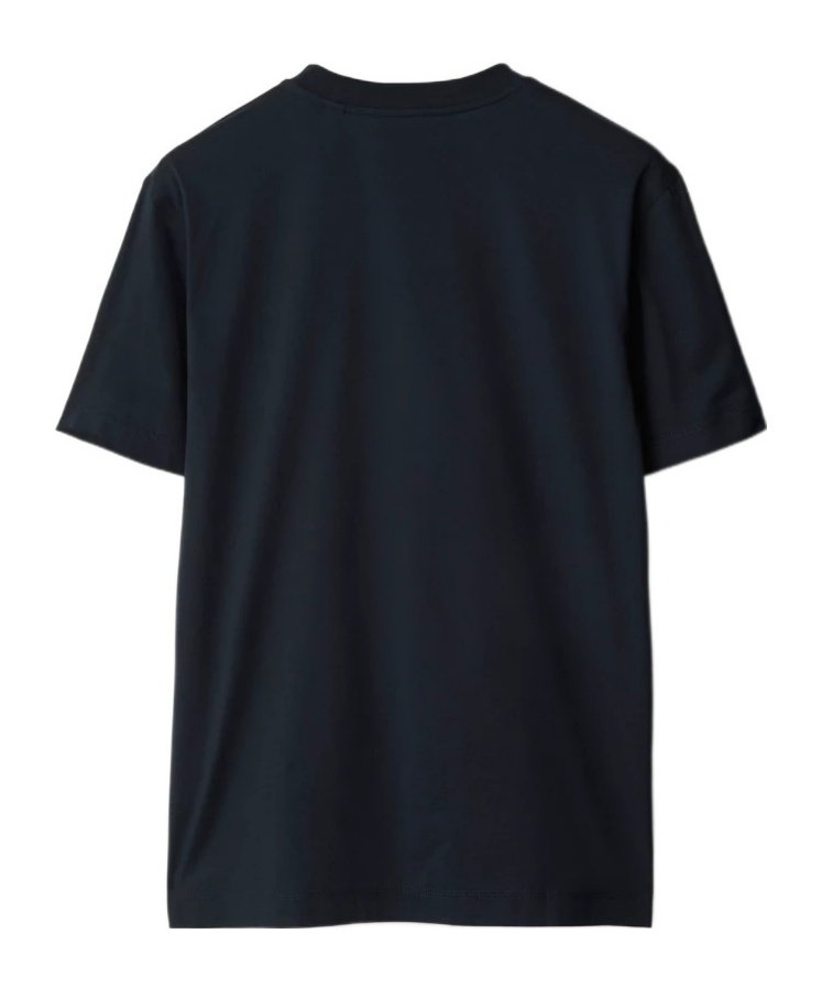 Burberry Slim Fit Essentials T-shirt With Embroidered Logo In Black