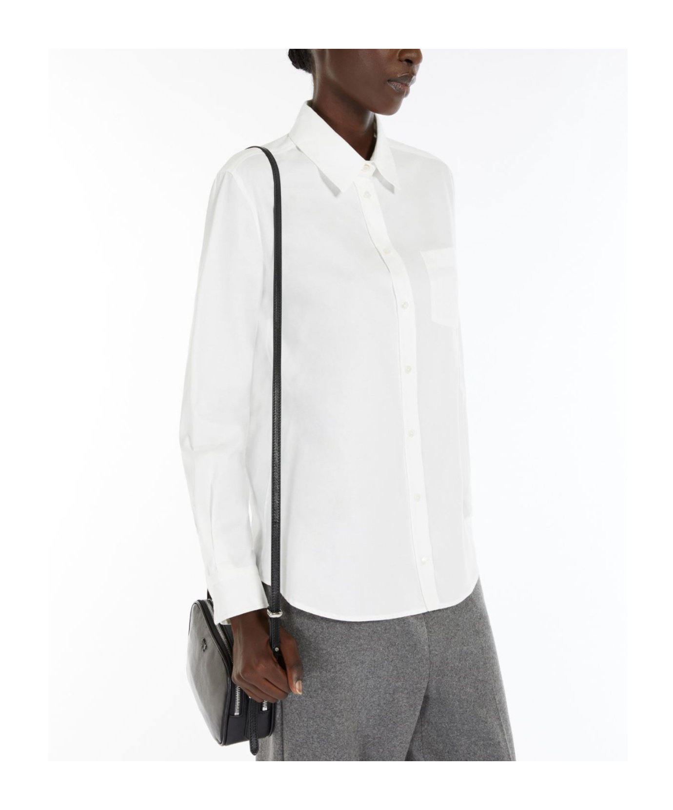 Weekend Max Mara Almina Buttoned Shirt In White